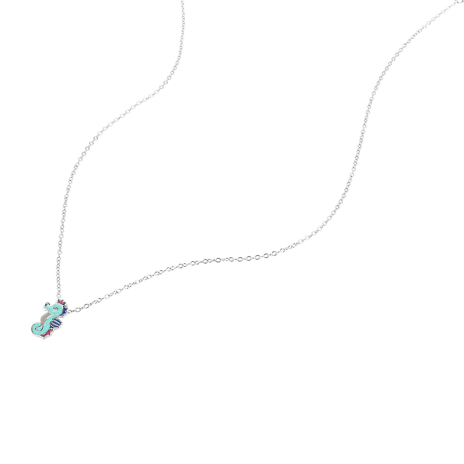 Prinzessin Lillifee Kette mit Anhänger »Seepferdchen-Motiv« mit Zirkonia (synth.)