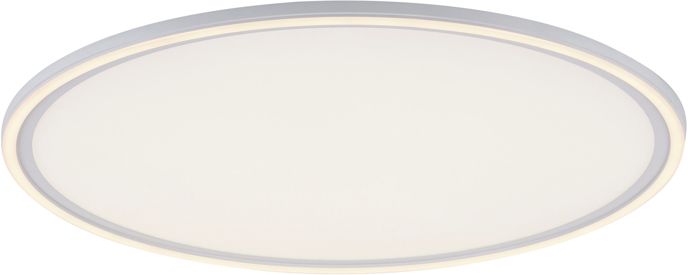 JUST LIGHT Deckenleuchte »EDGING«, 2 flammig, Leuchtmittel LED-Board-LED-Board | LED fest integriert-LED fest integriert, LED, Fernbedienung, Funk inkl., separat steuerbar (Schalter)