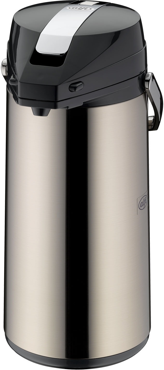 Alfi Pump-Isolierkanne, 2,2 l, Edelstahl, mit Glaseinsatz