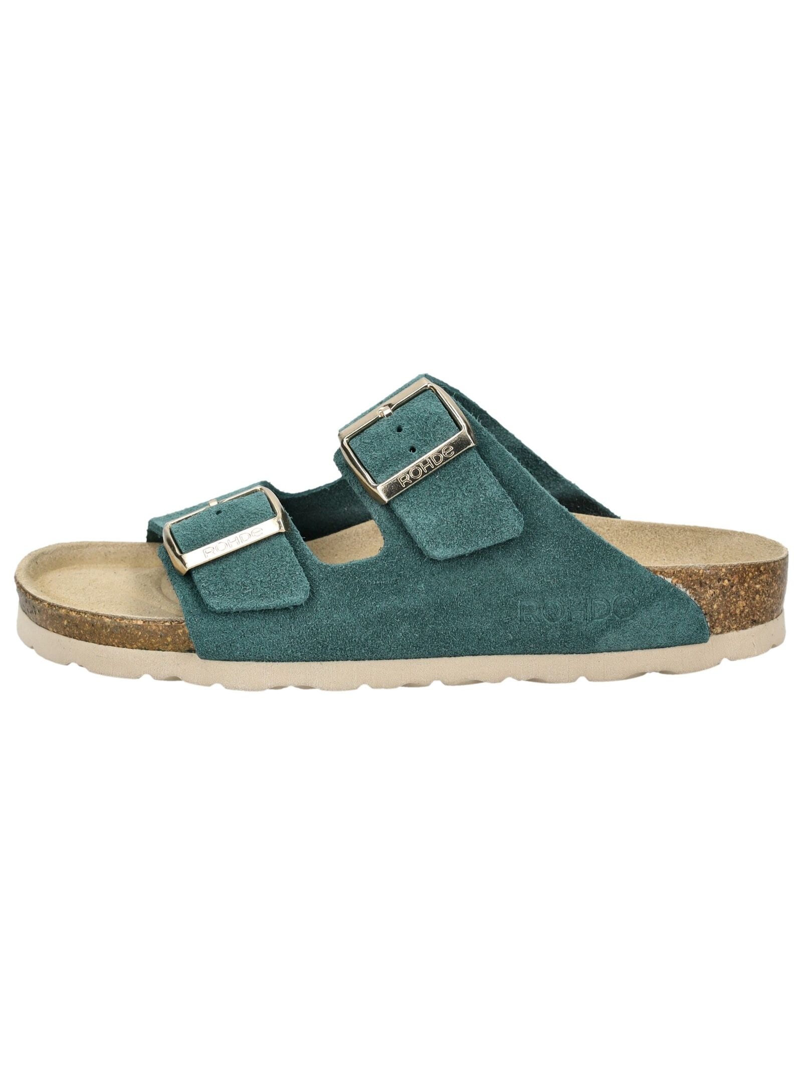 Rohde Hausschuh »Rohde Pantoletten Veloursleder«