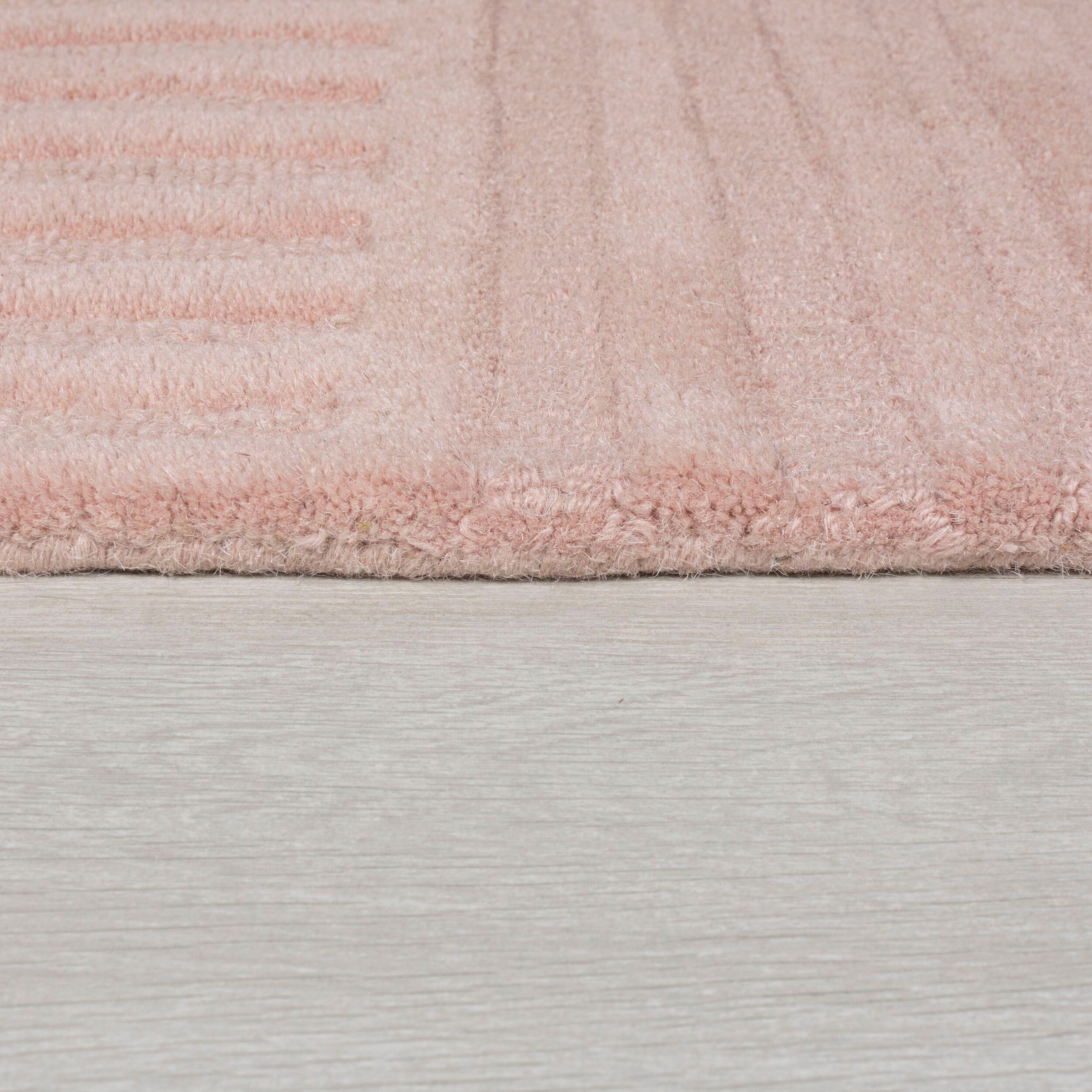 FLAIR RUGS Wollteppich »Zen Garden«, 10 mm Höhe, 100% Wolle, Hoch-Tief-Effekt, auch als Läufer und in Rund erhältlich