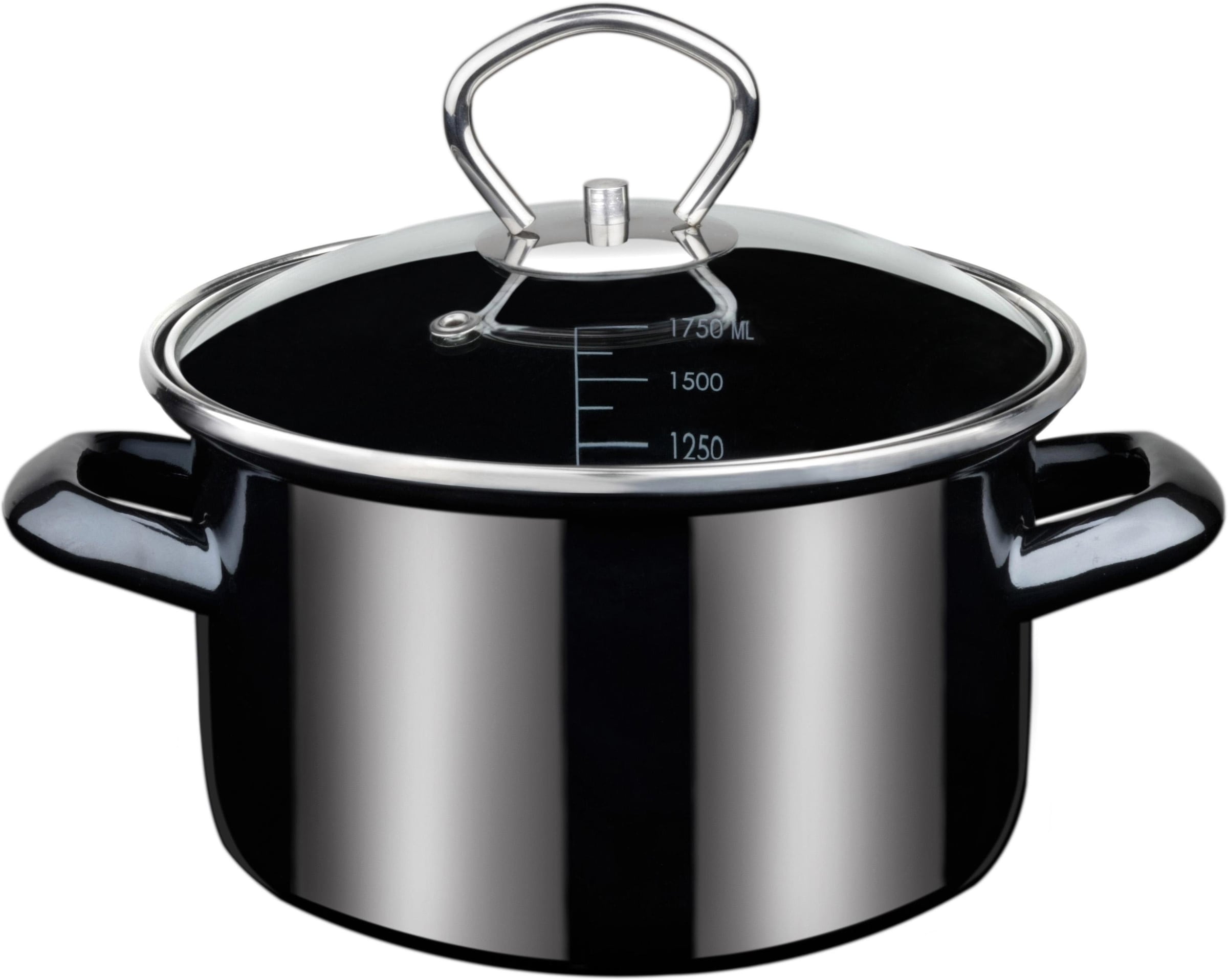 GSW Fleischtopf »Profi-Black-Star« 1 Stk. tlg. Stahl-Emaille günstig online kaufen