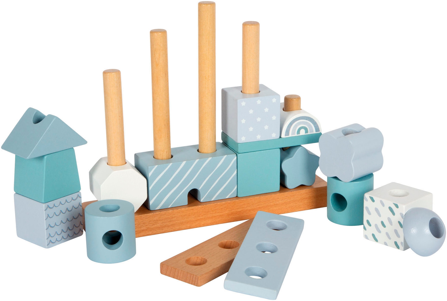 Small Foot Stapelspielzeug »Stapelhaus«