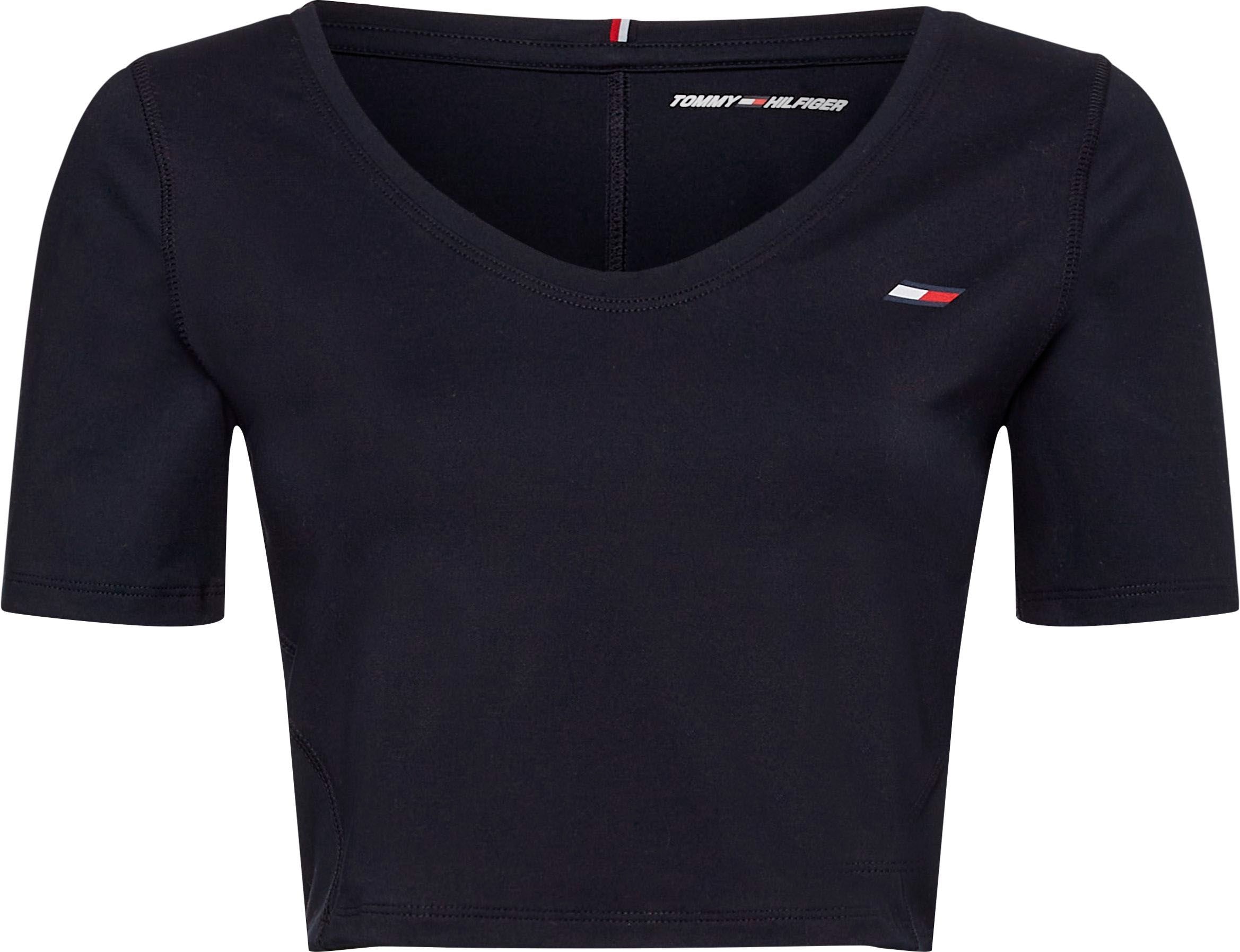 Tommy Hilfiger Sport T-Shirt »CROPPED FITTED TEE«, mit Tommy Hilfiger Sport  Markenlabel online kaufen