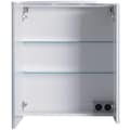 Schildmeyer Spiegelschrank »Verona«, Breite 60 cm, 2-türig, 2 LED-Einbaustrahler, Schalter-/Steckdosenbox, Glaseinlegeböden, Made in Germany
