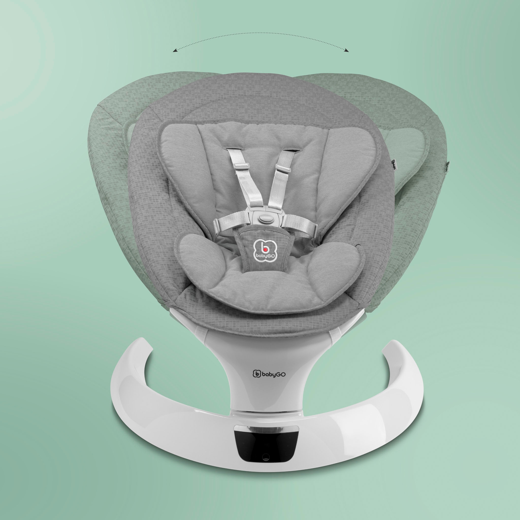 BabyGo Babywippe »Swing«, bis 9 kg, mit Fernbedienung, Musik, Schaukelfunktion