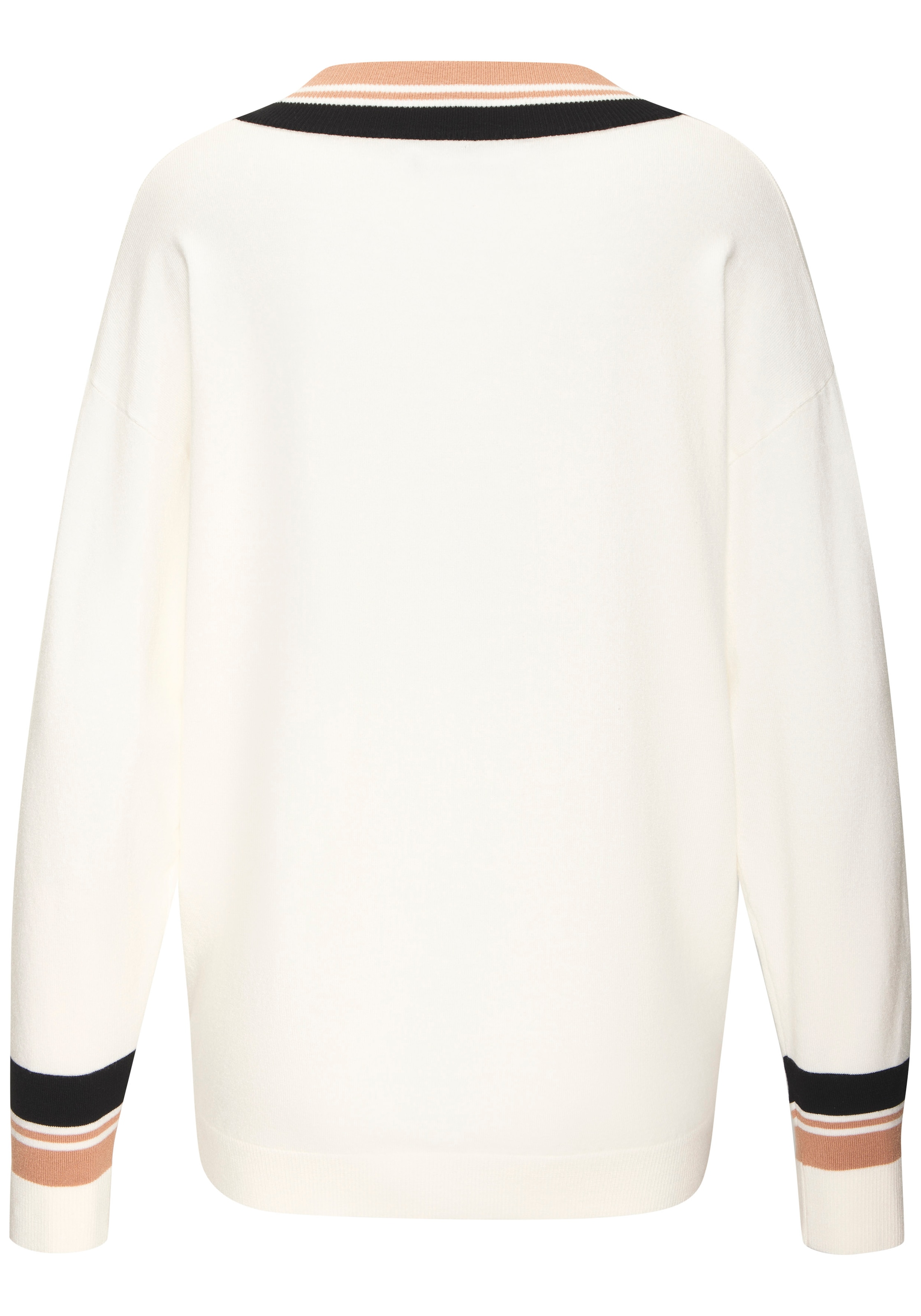 French Connection Strickpullover mit Kontraststreifen