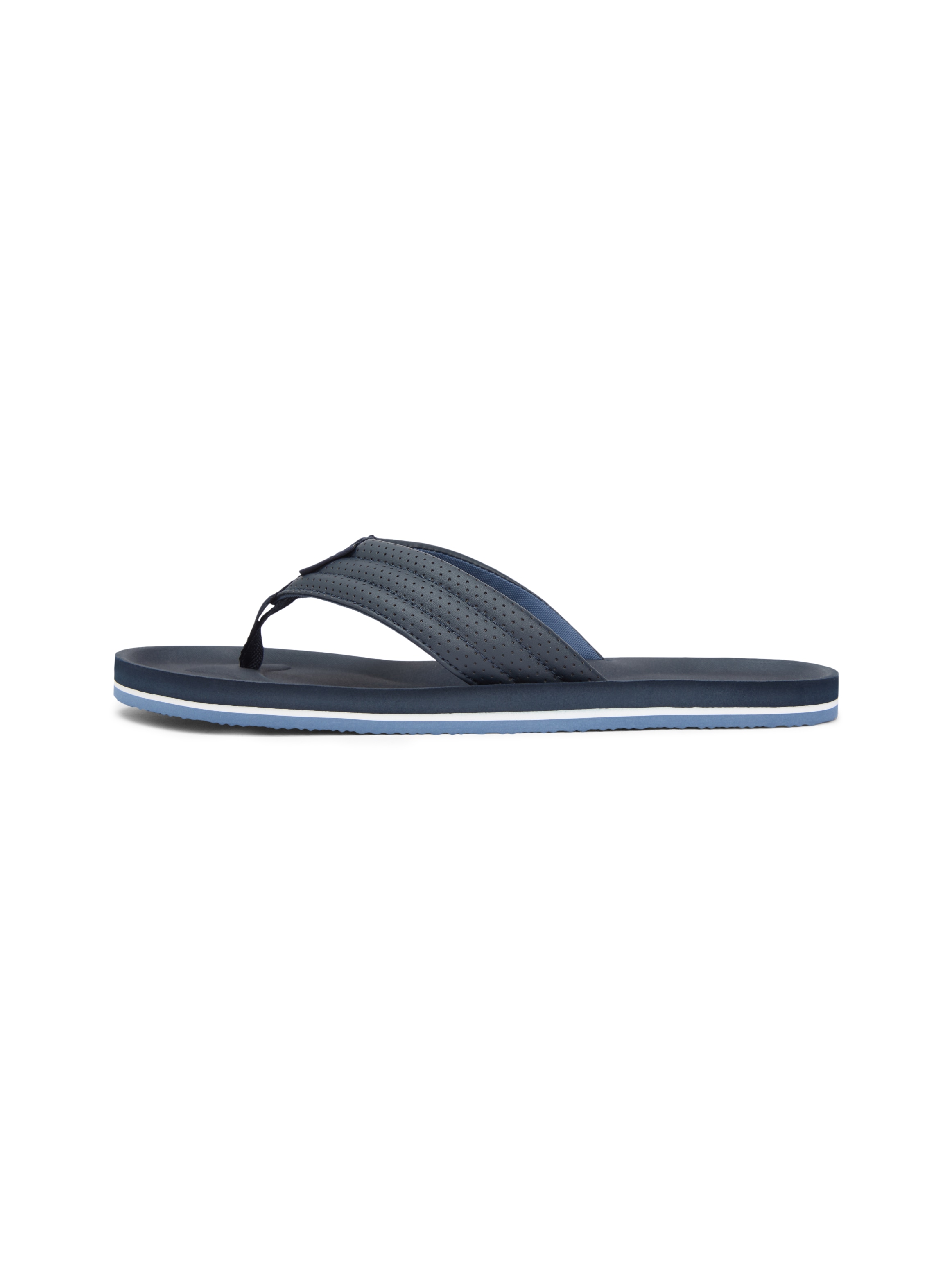Tommy Hilfiger Zehentrenner »COMFORT PADDED PERF BEACH SANDAL«  Sommerschuh, Strandschuh mit modischer Ziersteppung
