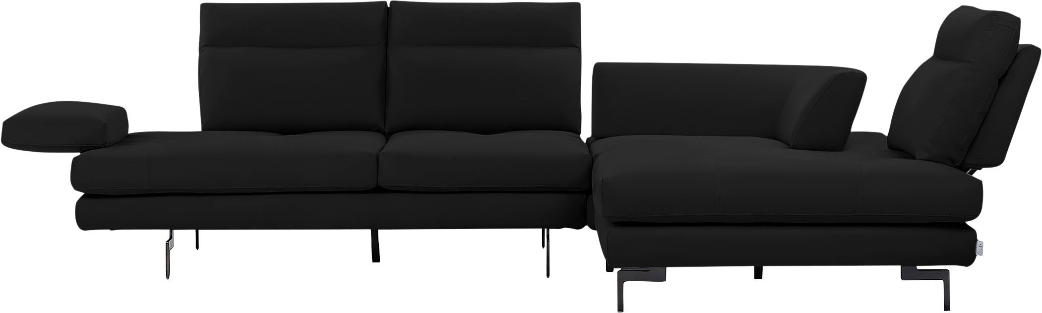 CALIA ITALIA Ecksofa »Toby Wing, Komfortsofa mit Sitzkomfort der Extraklass günstig online kaufen