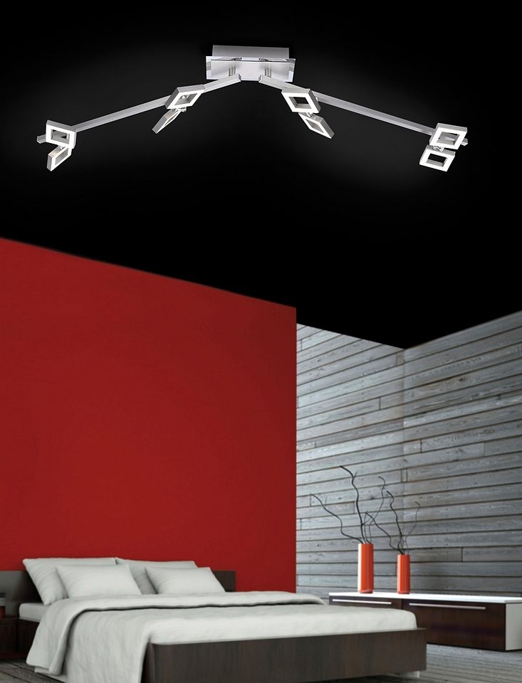Paul Neuhaus »TWINS«, 8 inkl. Deckenleuchte schwenkbar, Spots bestellen Dimmbar Leuchtenarme LED, auf flammig-flammig, / festverbaute Rechnung