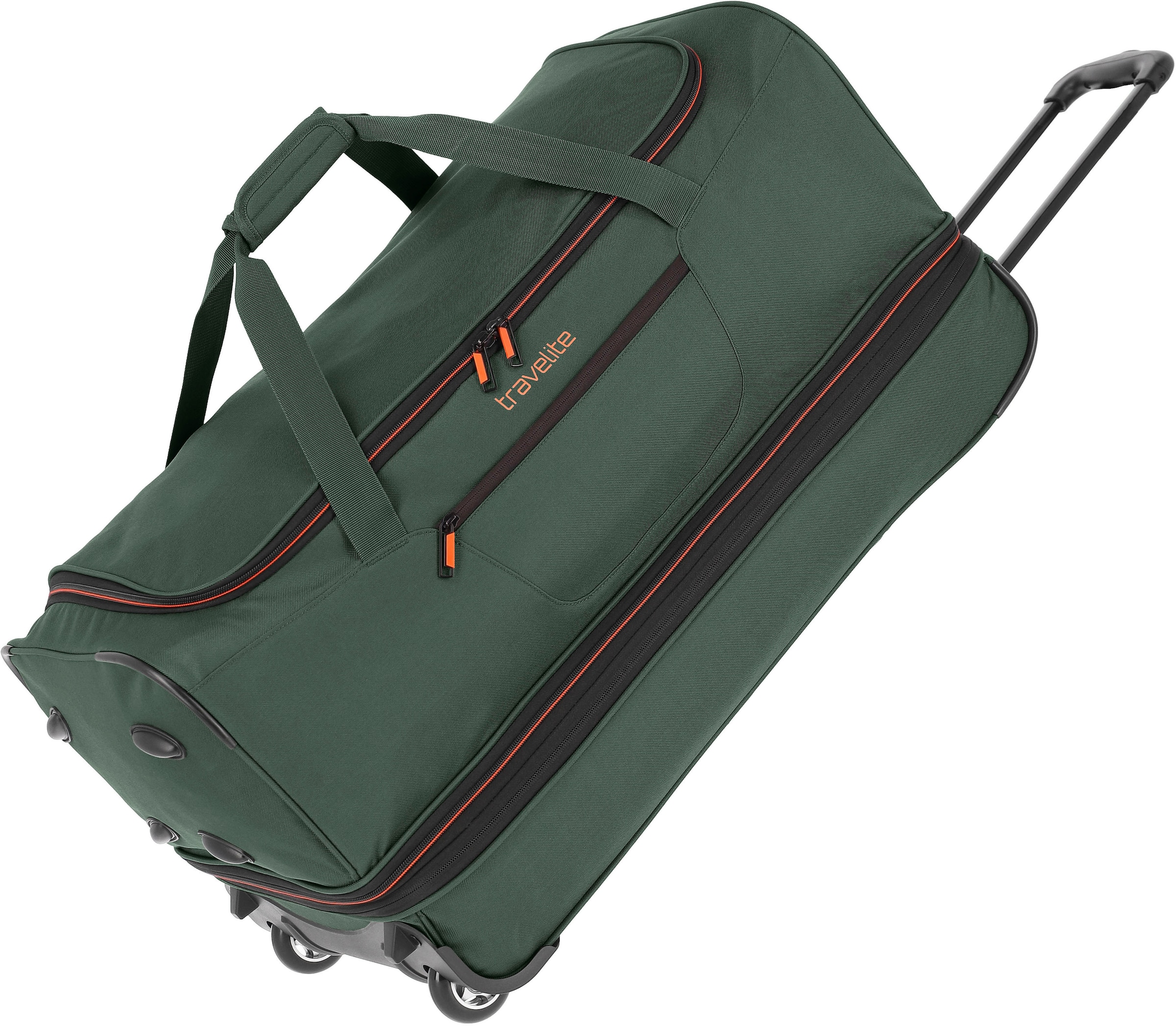 travelite Reisetasche »BASICS, verschiedene Größen und Farben«, Duffle Bag Reisegepäck Sporttasche Reisebag mit Trolleyfunktion