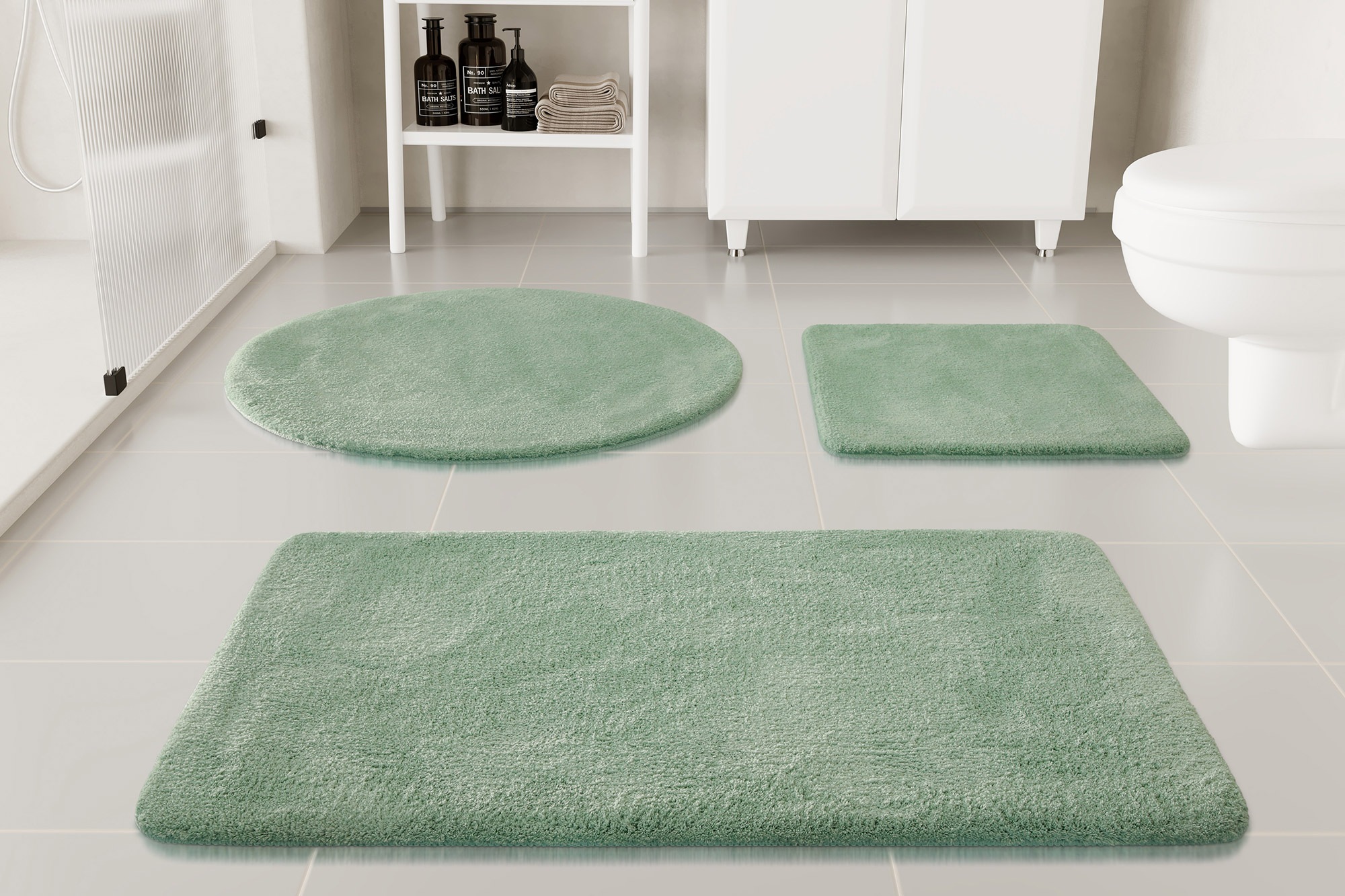 my home Badematte »Neele«, rutschhemmend beschichtet, schnell trocknend, Ba günstig online kaufen