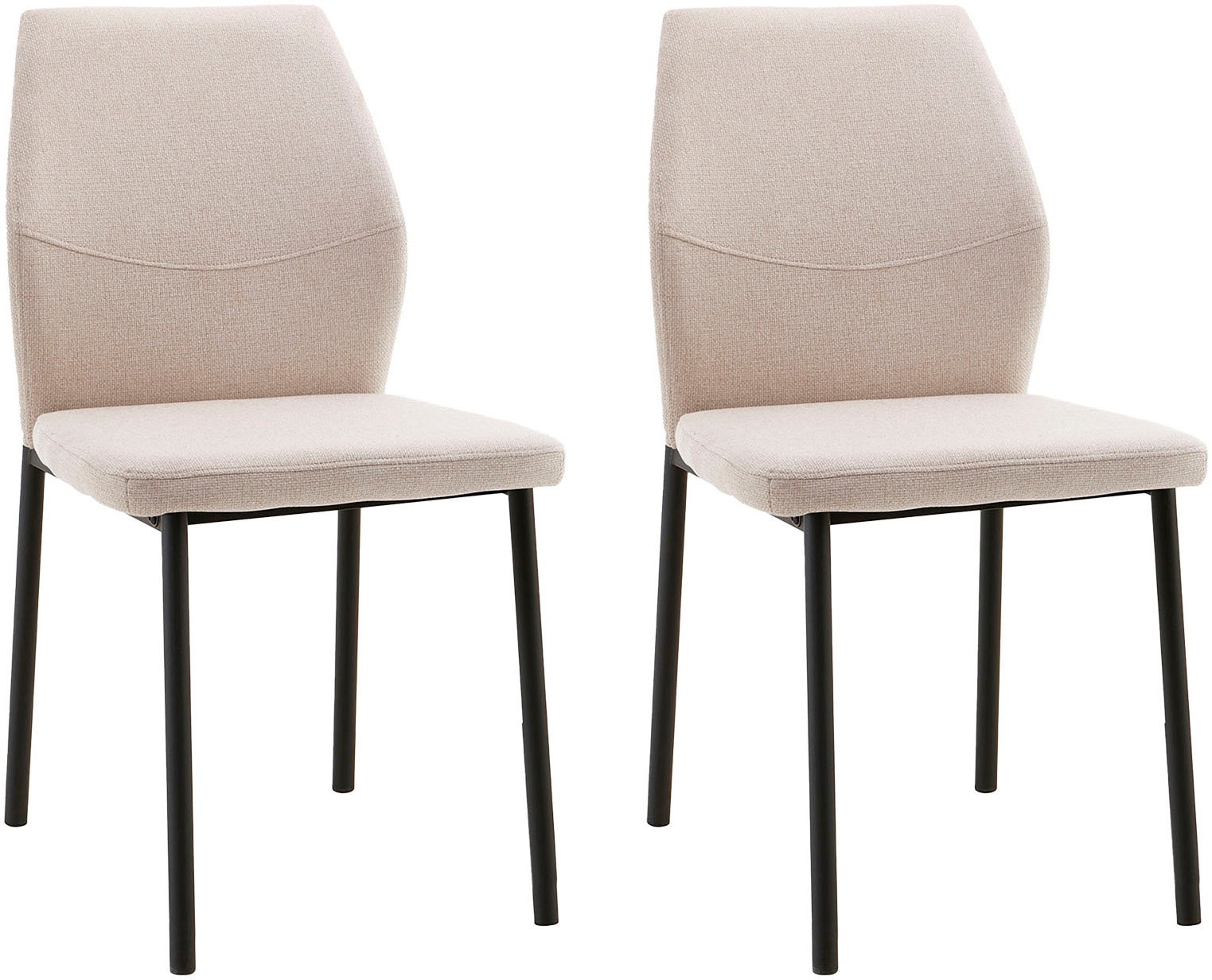 Home affaire Esszimmerstuhl »Lumos«, (Set), 2 St., Webstoff, Webstoff in vi günstig online kaufen