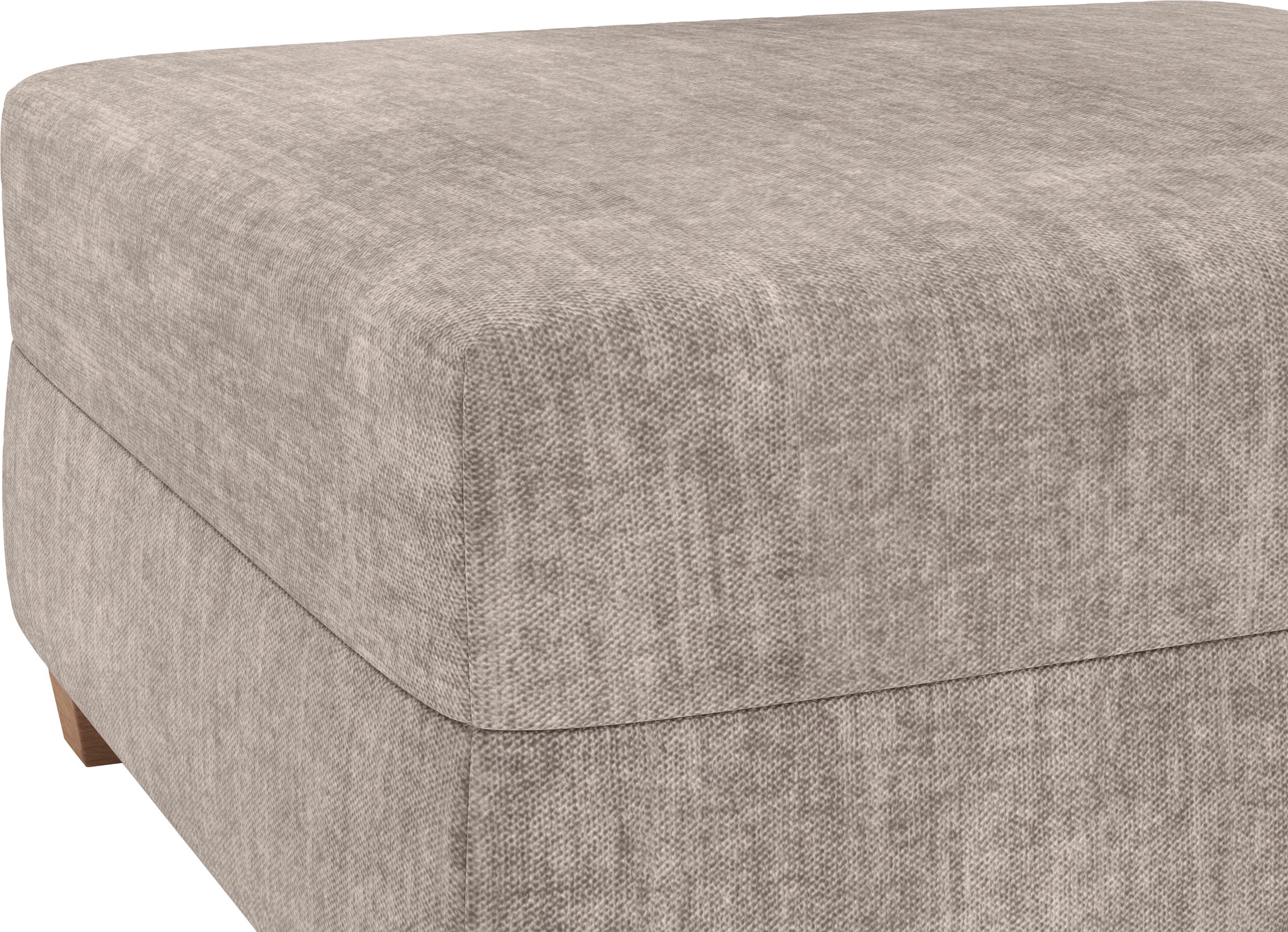 Mr. Couch Hocker »II«, Mit Federkern, wahlweise mit DuraSpring-Taschenfederkern