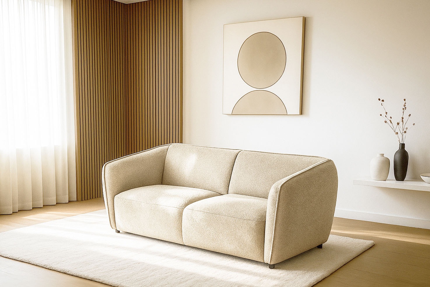 andas 2,5-Sitzer »Ostrup«, schlichtes modernes Design, in verschiedenen Farben