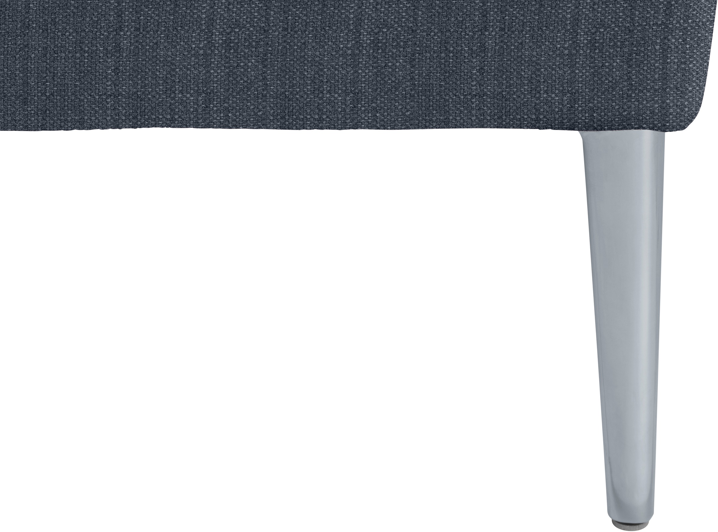 W.SCHILLIG Ecksofa »enjoy&MORE, Designsofa, elegant und bequem, L-Form«, mit Sitztiefenverstellung, Füße silber matt, Breite 310 cm