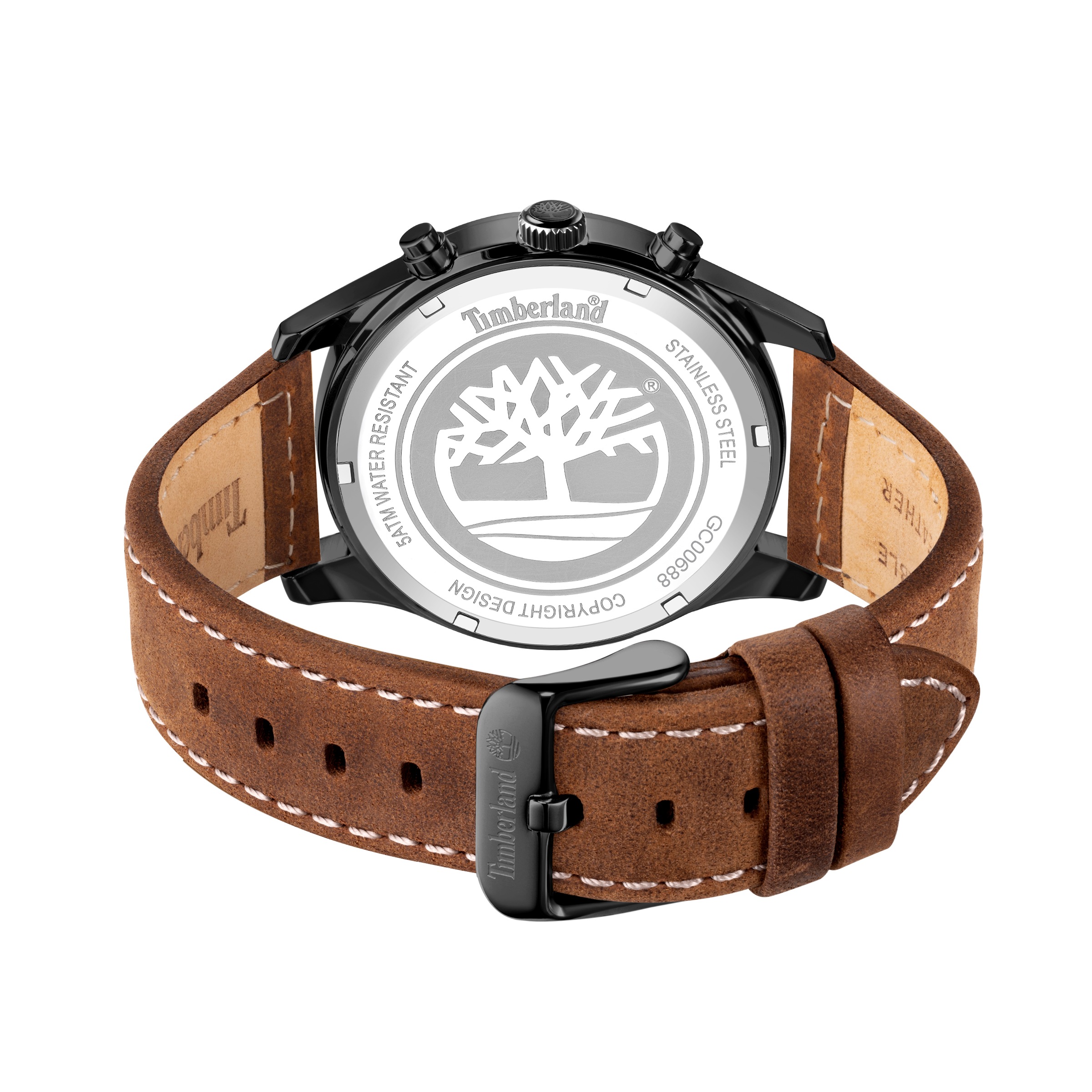 Timberland Chronograph »Killington Peak« Quarzuhr, Armbanduhr, Herrenuhr, Lederarmband, analog, Tag
