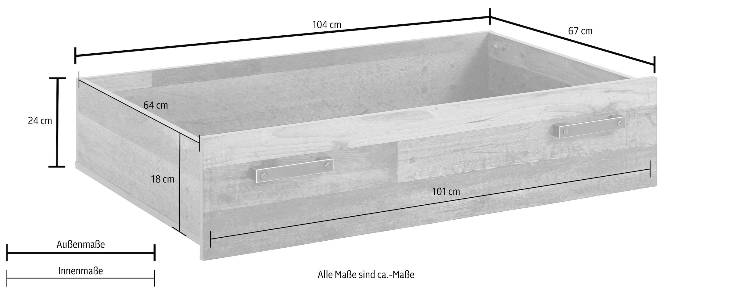 FORTE Schubkasten »Clif«