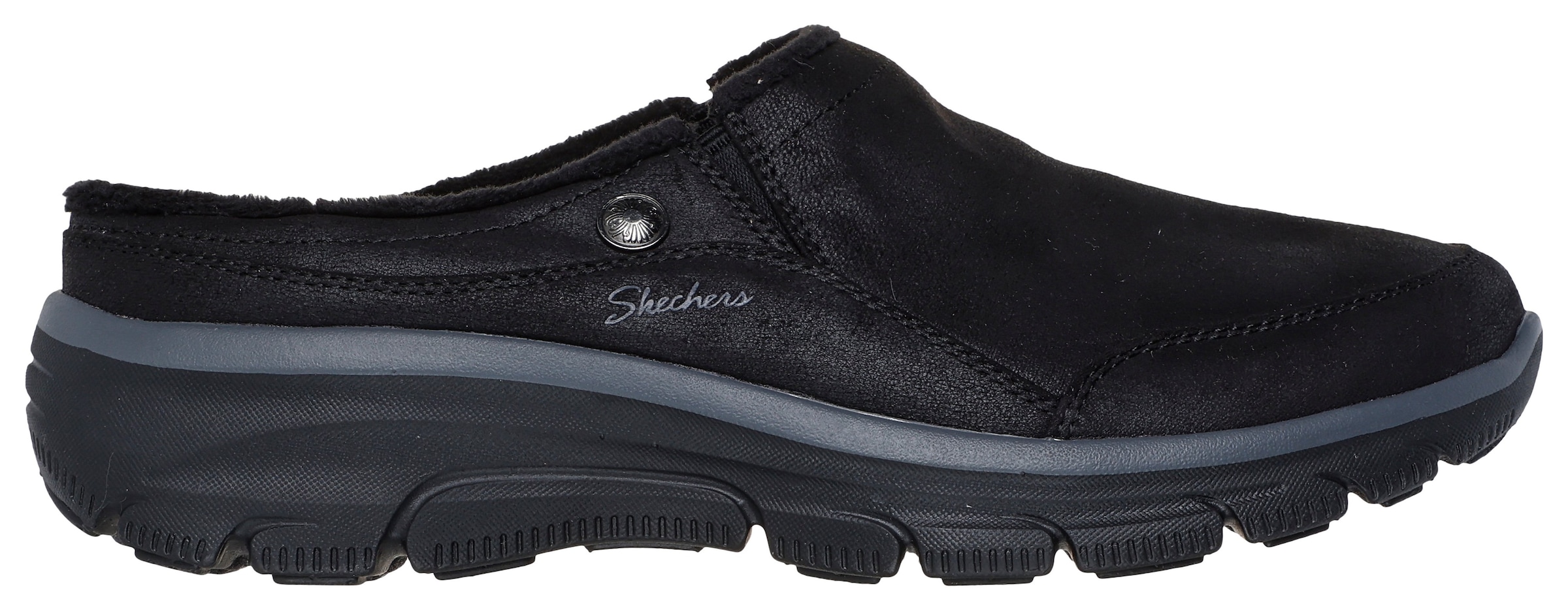 Skechers Clog »EASY GOING-LATTE 2«  Pantoffel, Slipper, Hausschuh mit Warmfutter