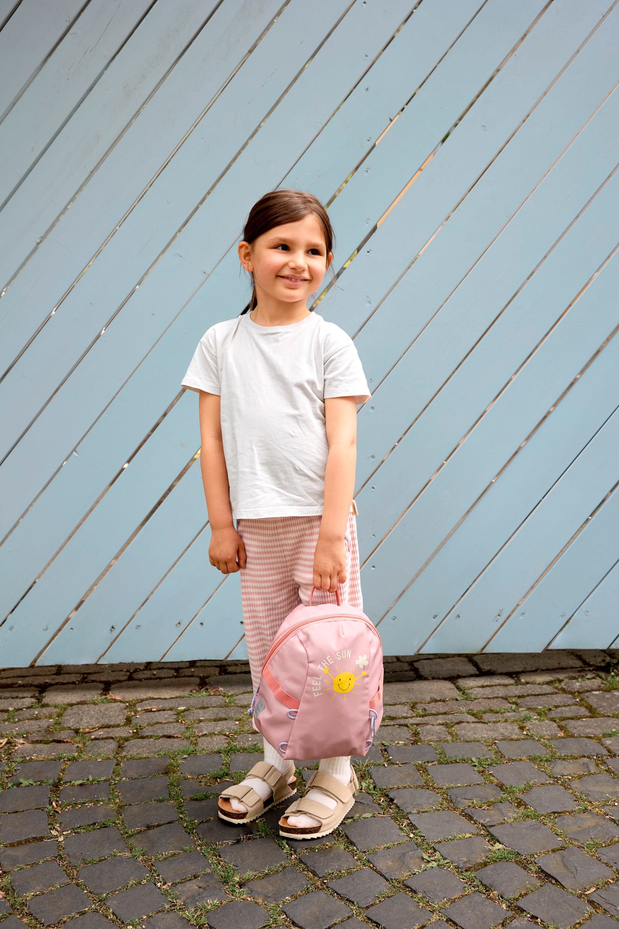 LÄSSIG Kinderrucksack »Tiny Backpack Outdoor Sunshine peach«