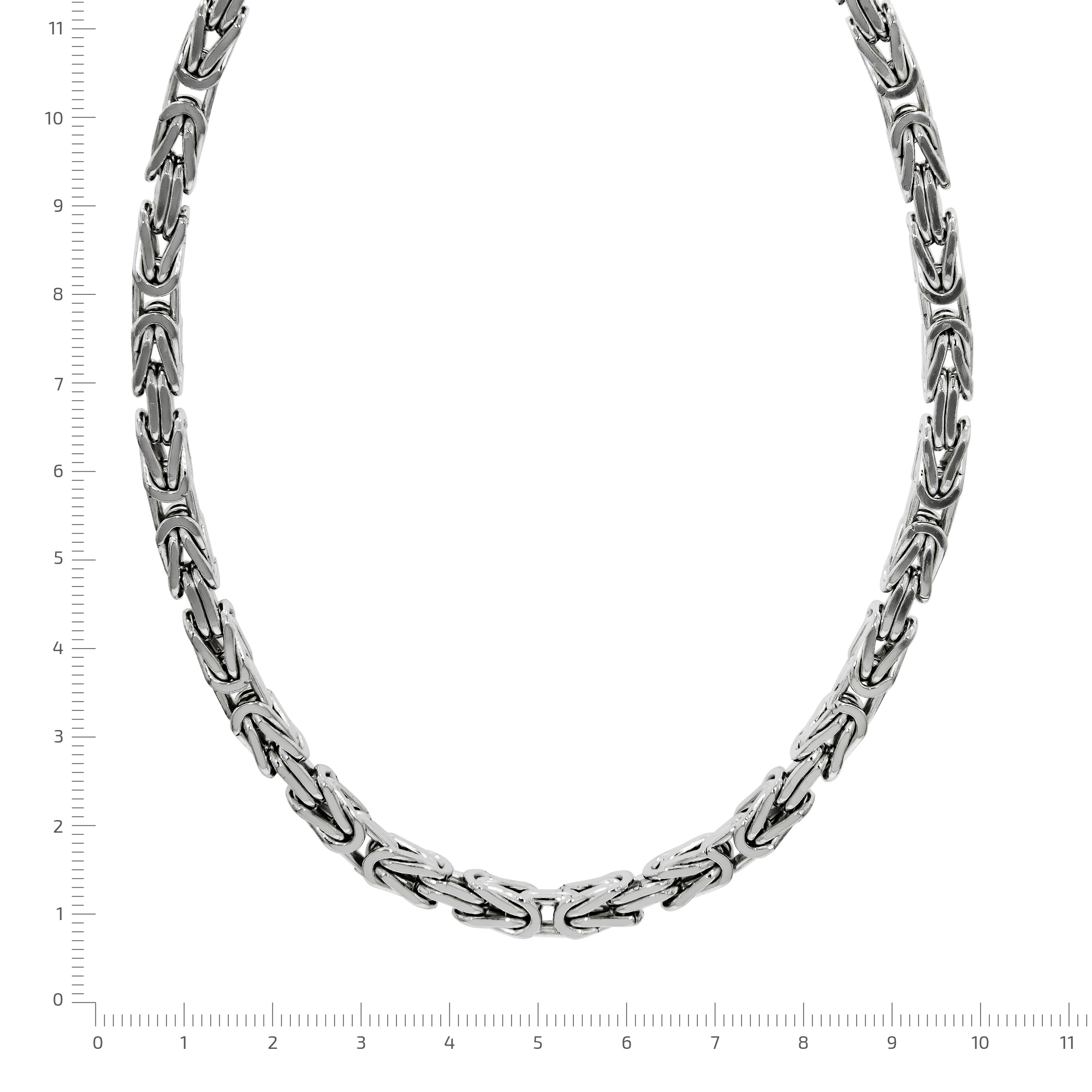Zeeme Collierkettchen »Silber 925 poliert Königskette 5mm breit«