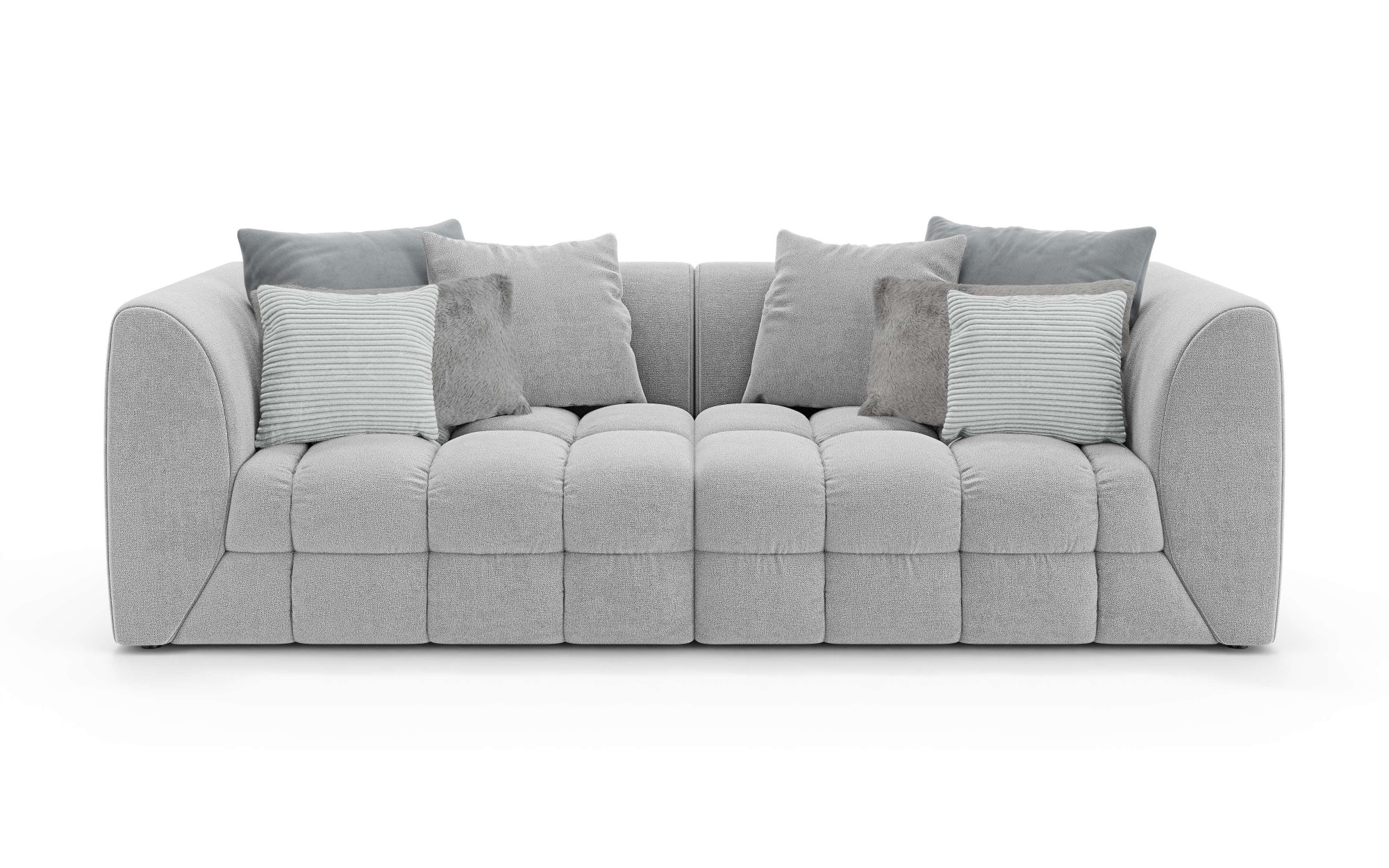 s.Oliver Big-Sofa »COBBO 3-Sitzer Design-Sofa Bubble-Optik, Maße B/T/H: 259 günstig online kaufen