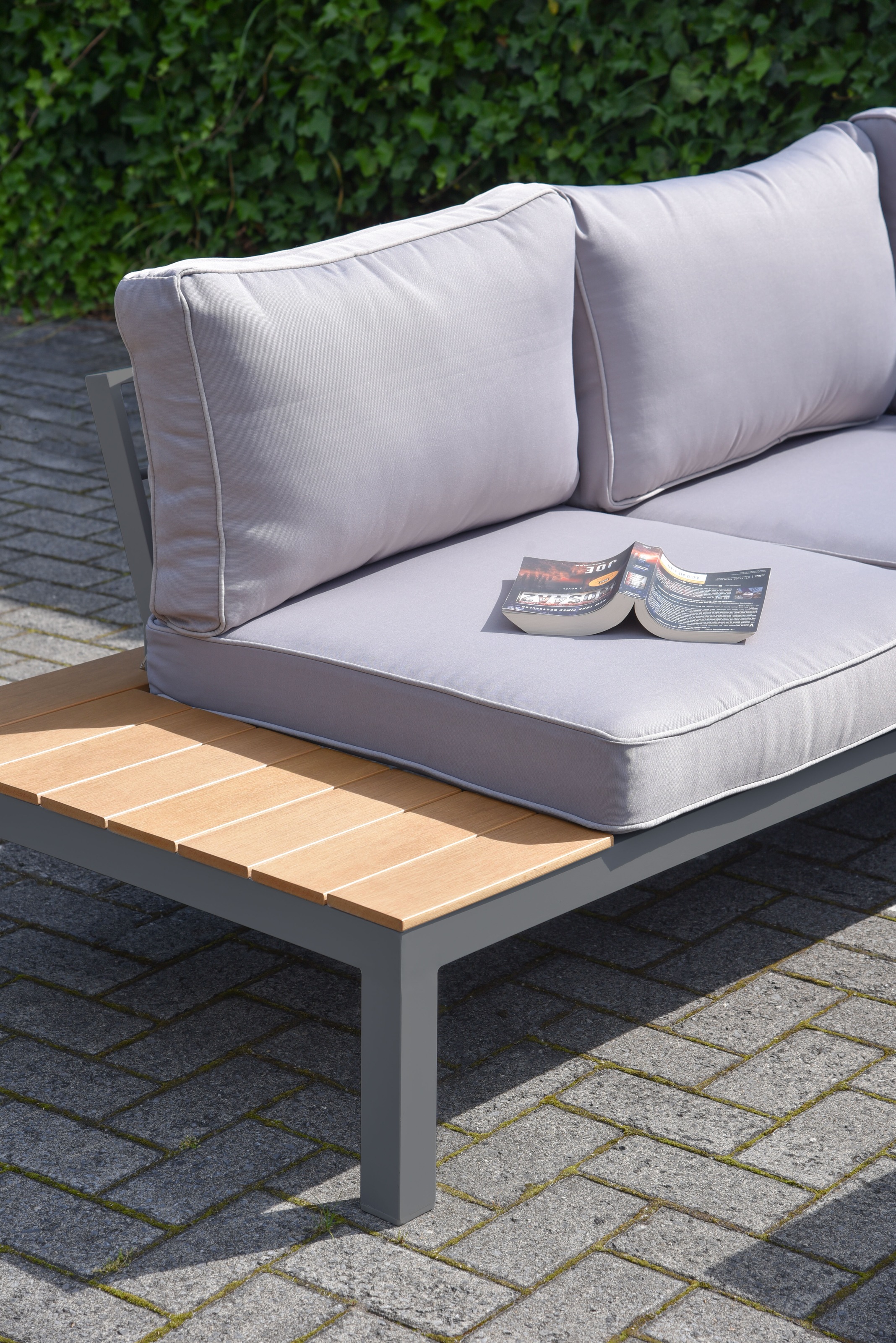Garden Pleasure Gartenlounge-Set »»VALENTINA««, (4 tlg.), 1 Sofa, Tisch LxB: 80x39 cm