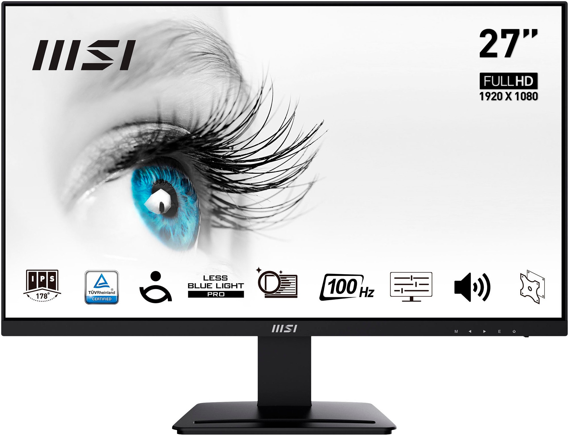 Hyrican PC-Komplettsystem »MegaDeal Gaming-PC-Set Rockstar«, Windows 11 + MSI PRO MP273A Monitor, 69cm (27") + Maus & Tastatur