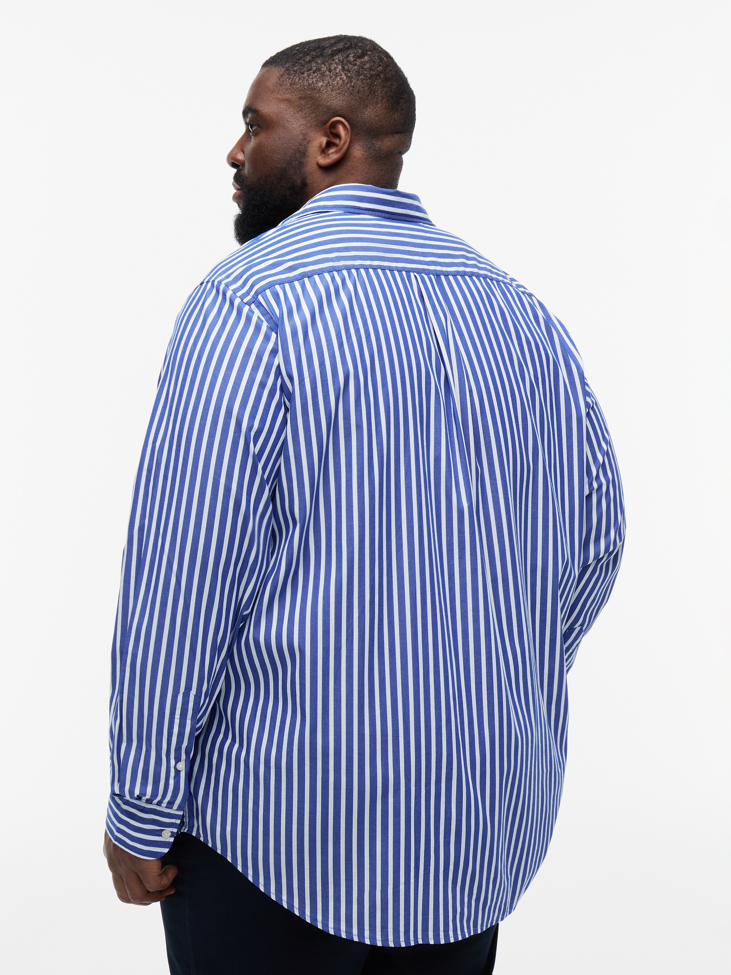 Tommy Hilfiger Big & Tall Langarmhemd »BT-FLEX POPLIN SEASONALSTRIPE« Große Größen