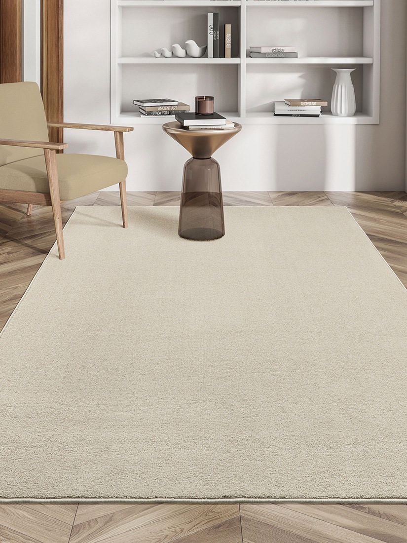 the carpet Teppich »Suez«, rechteckig, 14 mm Höhe, weicher Wohnzimmer Teppich Anti-Rutsch Rücken