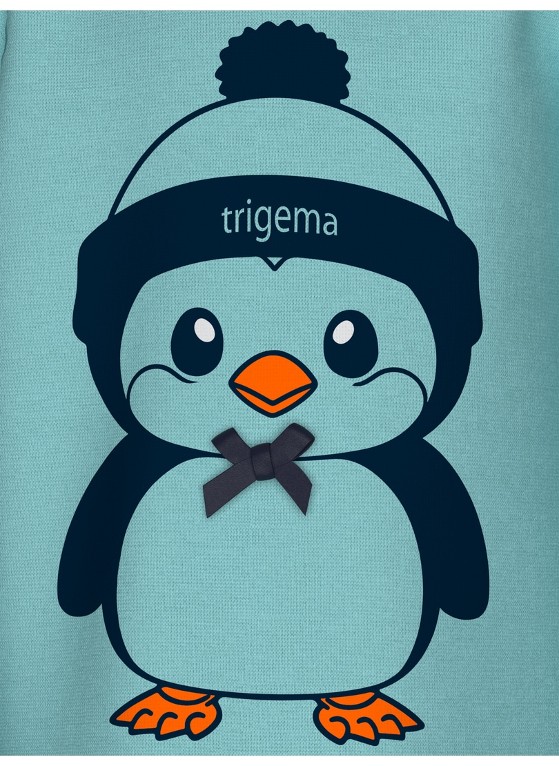 Trigema Sweatshirt »TRIGEMA Langarmshirt mit süßem Pinguin-Print«
