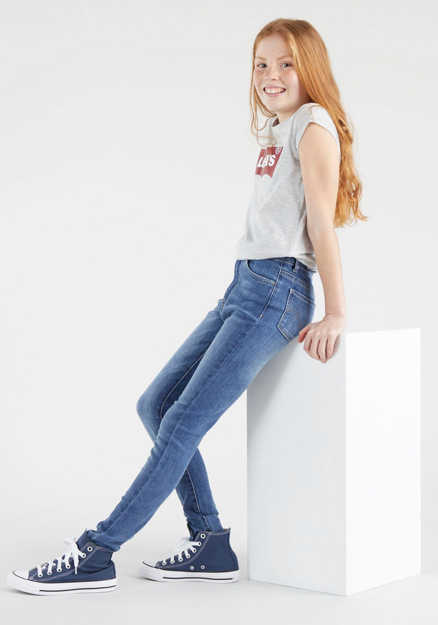 Levi\'s® Kids Stretch-Jeans »720™ HIGH RISE SUPER SKINNY«, for GIRLS online  bei