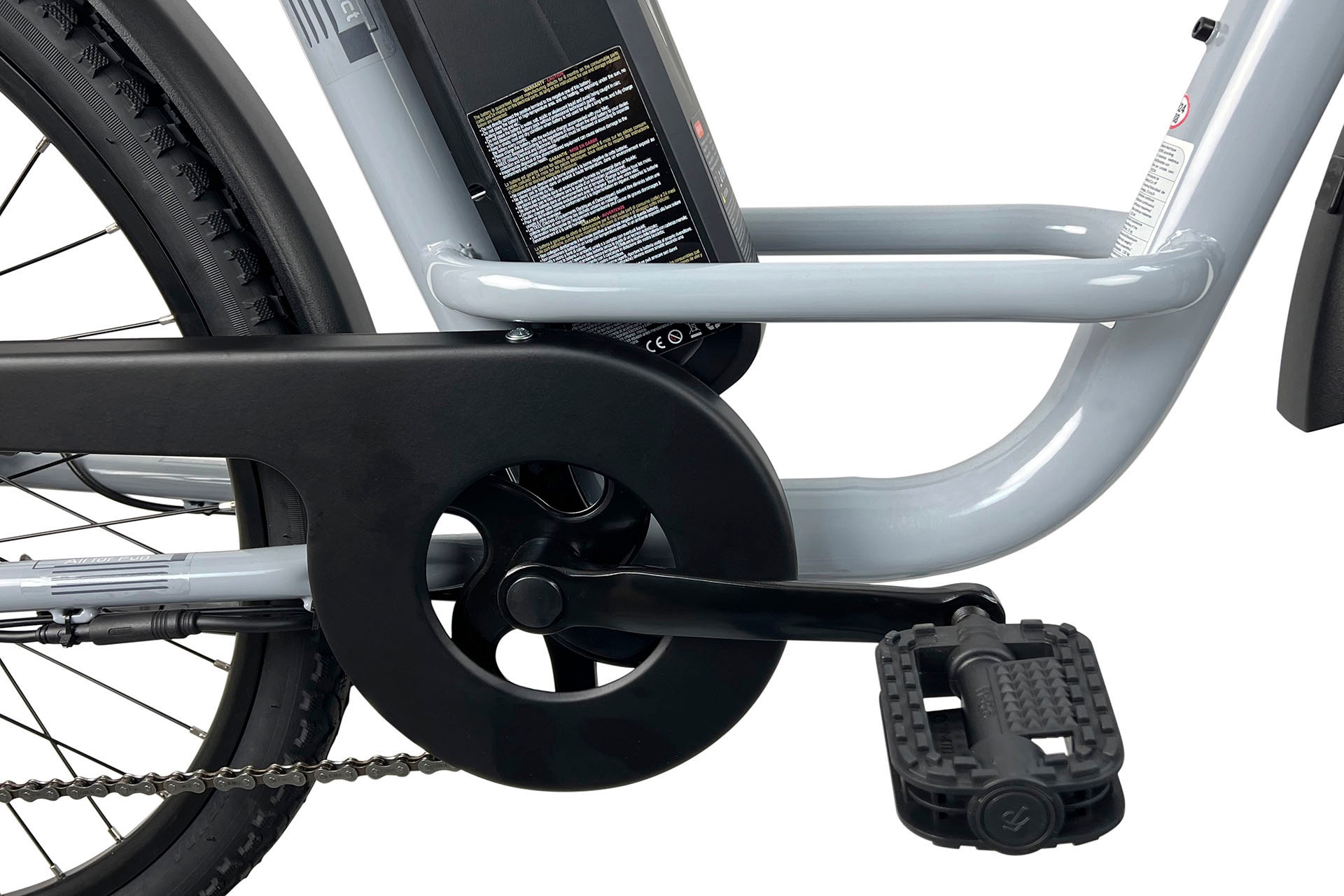 LLobe E-Bike »City E-Bike 26" Town Compact, grau«, 7 Gang, Heckmotor 250 W