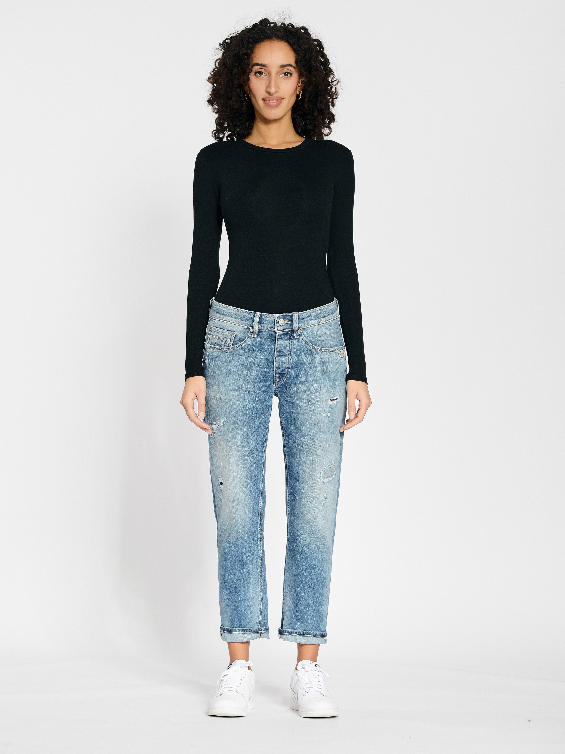 GANG Boyfriend-Jeans »GANG Jeans Boyfriend 94NICA CROPPED«