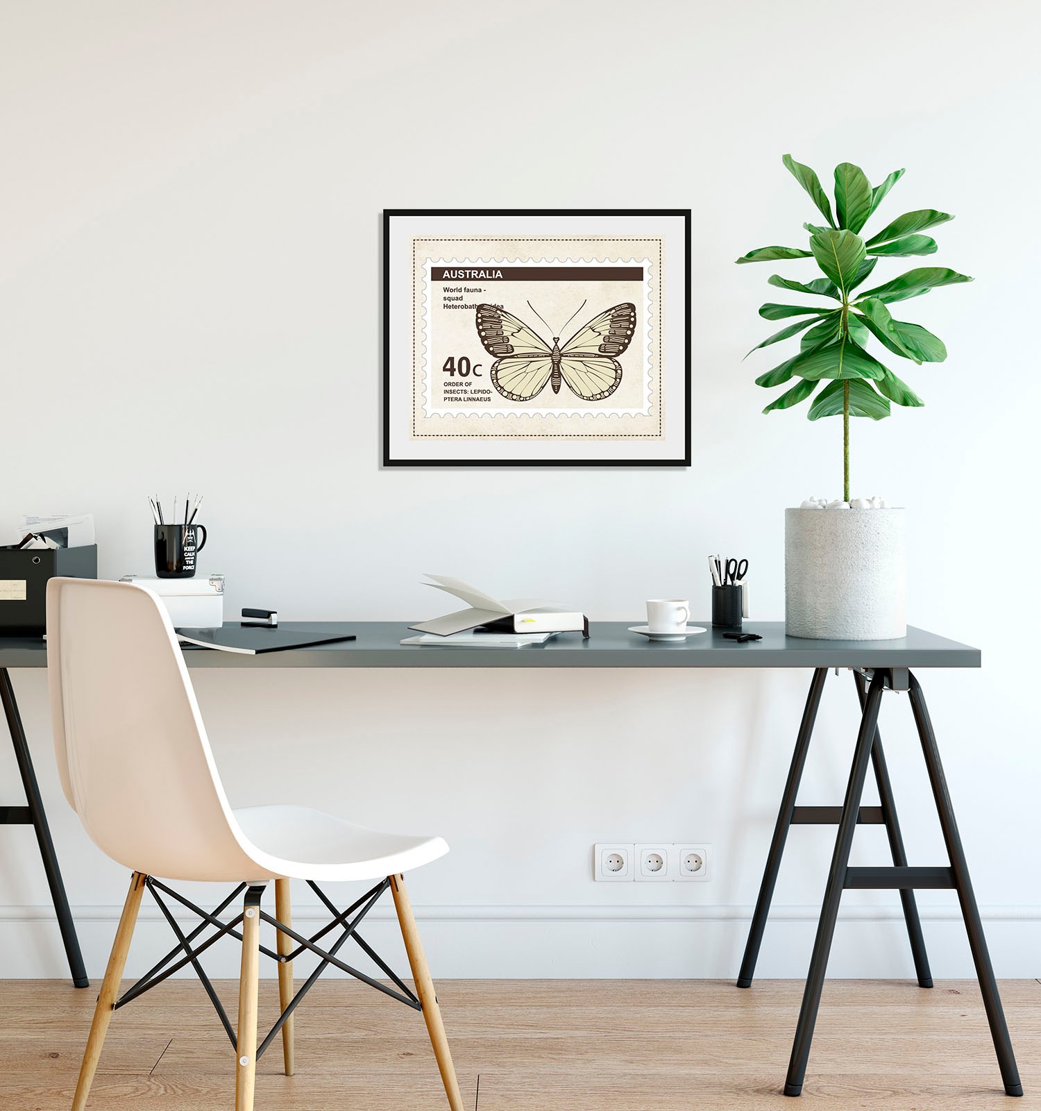 queence Bild »40c«, Schmetterlinge-Kunst-Insekten, (1 St.), HD Premium Post günstig online kaufen