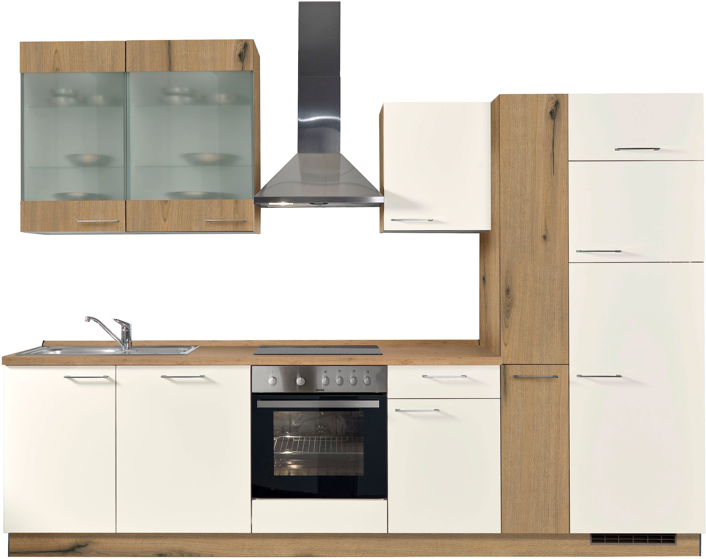 Express Küchen Küchenzeile »Trea«, vormontiert, mit Vollauszug und  Soft-Close-Funktion, Breite 310 cm online kaufen