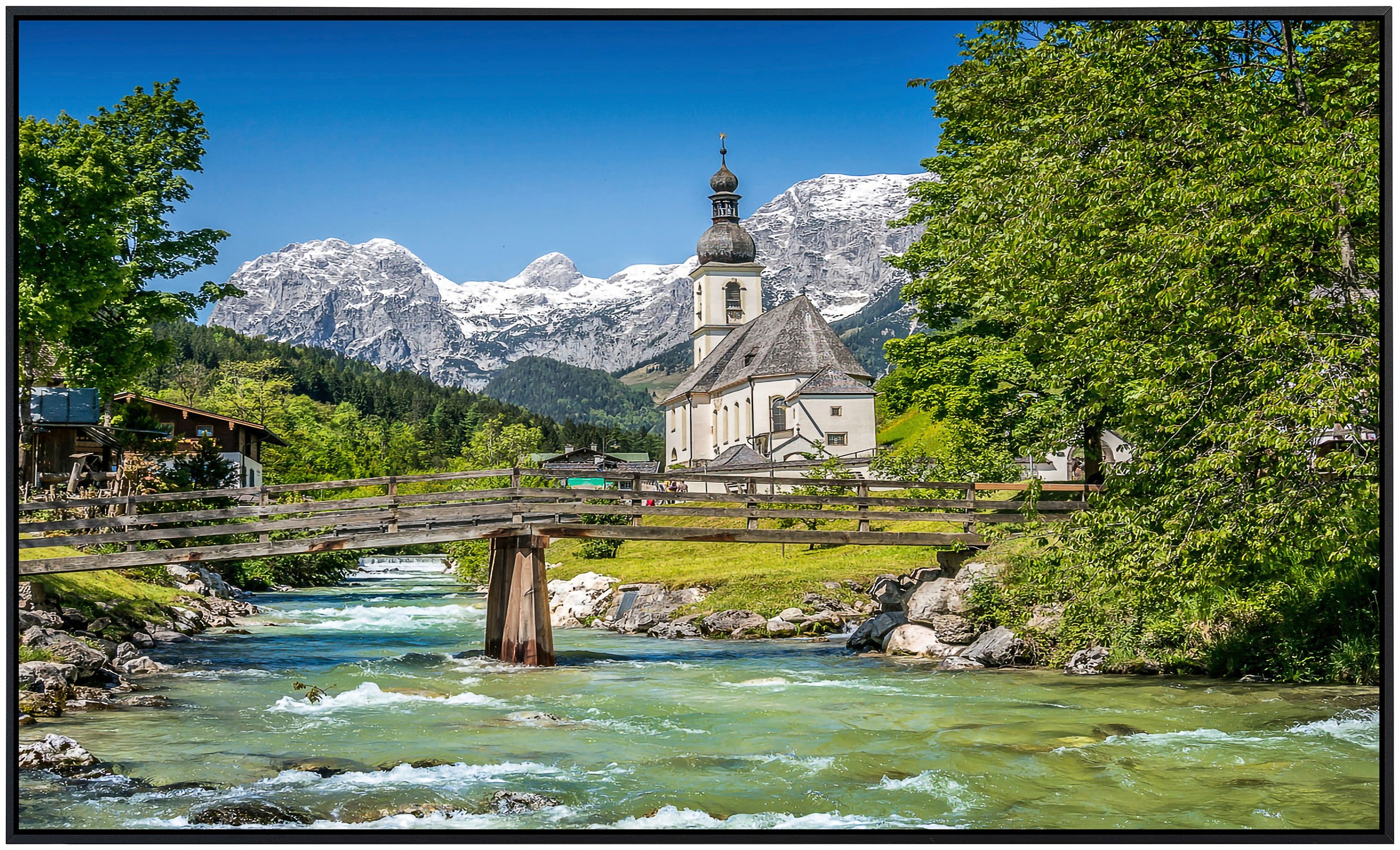 Papermoon Infrarotheizung »Bayerische Alpen«, sehr angenehme Strahlungswärm günstig online kaufen