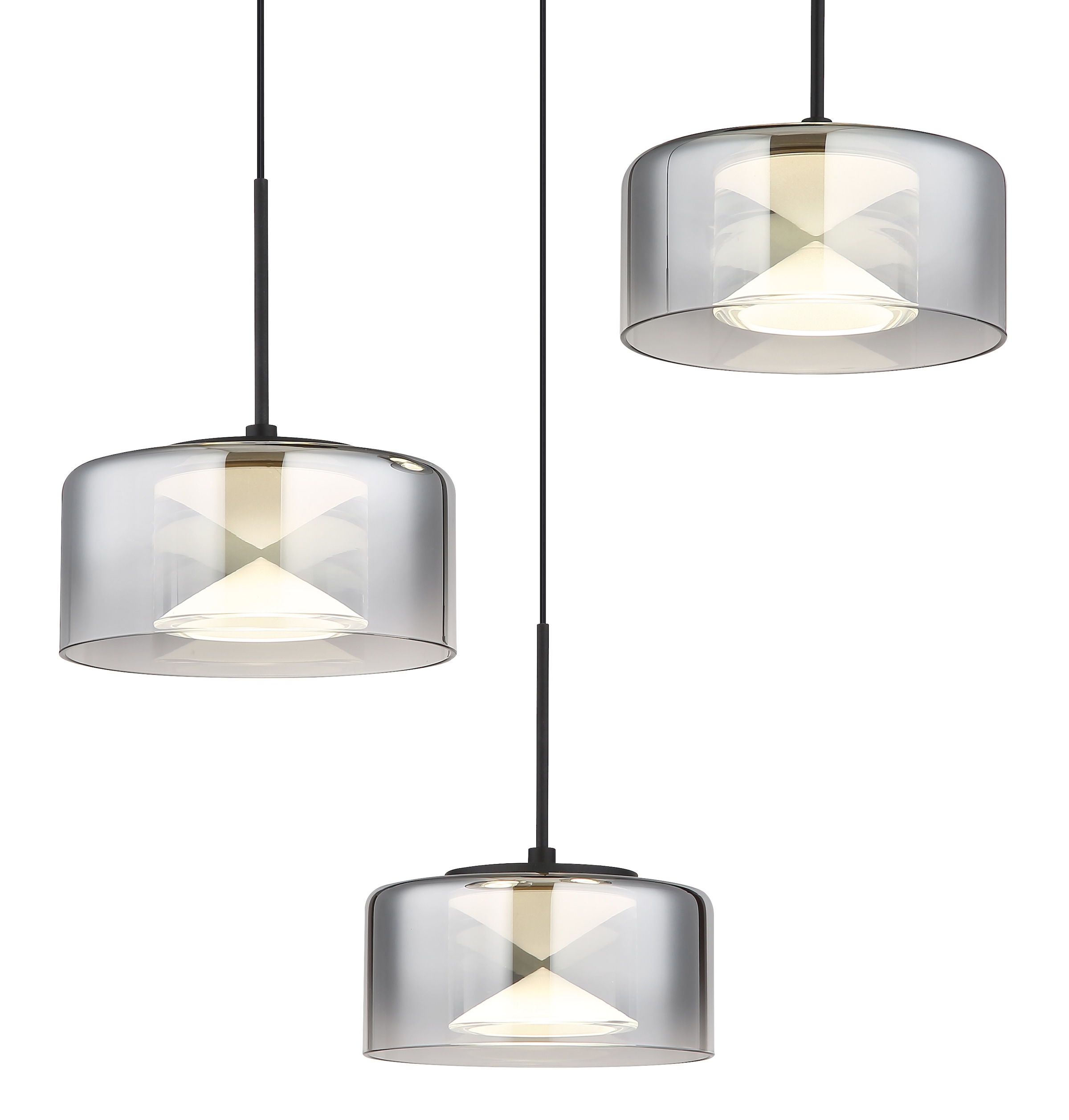 GLOBO LIGHTING LED Pendelleuchte »BELINDA«, Leuchtmittel LED-Modul | LED fest integriert, Hängelampe/Hängeleuchte/Wohnzimmer/Esstisch/elegant