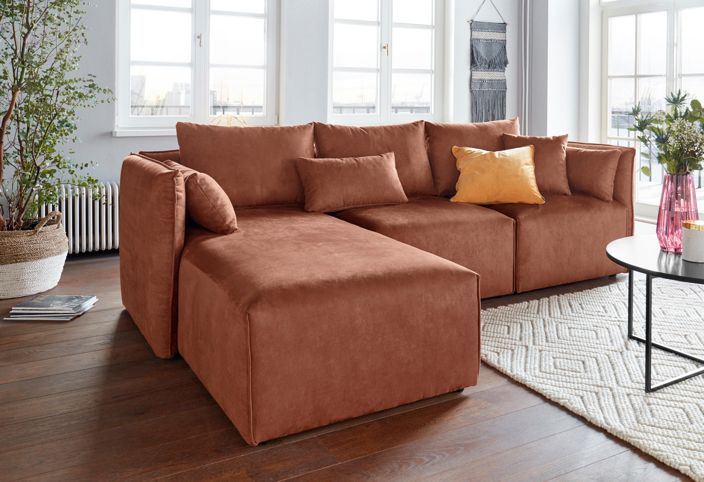 OTTO home Ecksofa »Nöre L-Form« 3 Teile, in vielen Bezugsqualitäten und Far günstig online kaufen