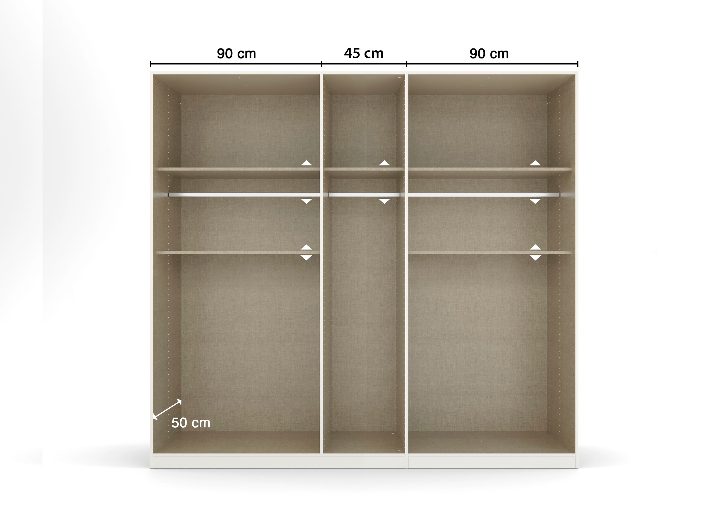 rauch Drehtürenschrank »Kleiderschrank Schrank Garderobe Wäscheschrank TICAO«, (Schubladen in der Höhe variabel positionierbar), mit 2 geräumigen Schubladen, viel Stauraum MADE IN GERMANY