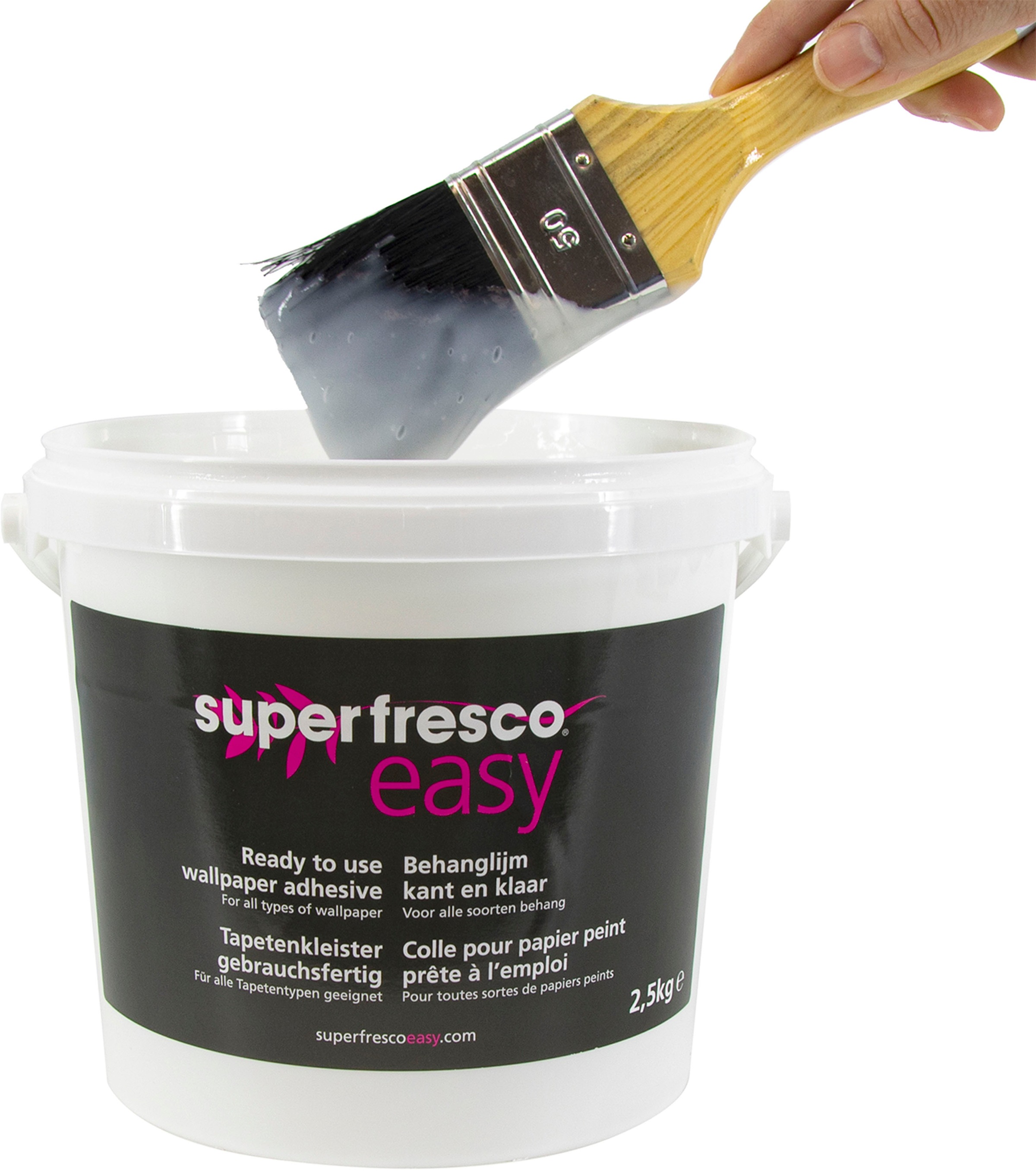 Superfresco Easy Tapetenkleber, 2500 ml, Gebrauchsfertiger Tapetenkleber - 2.5L