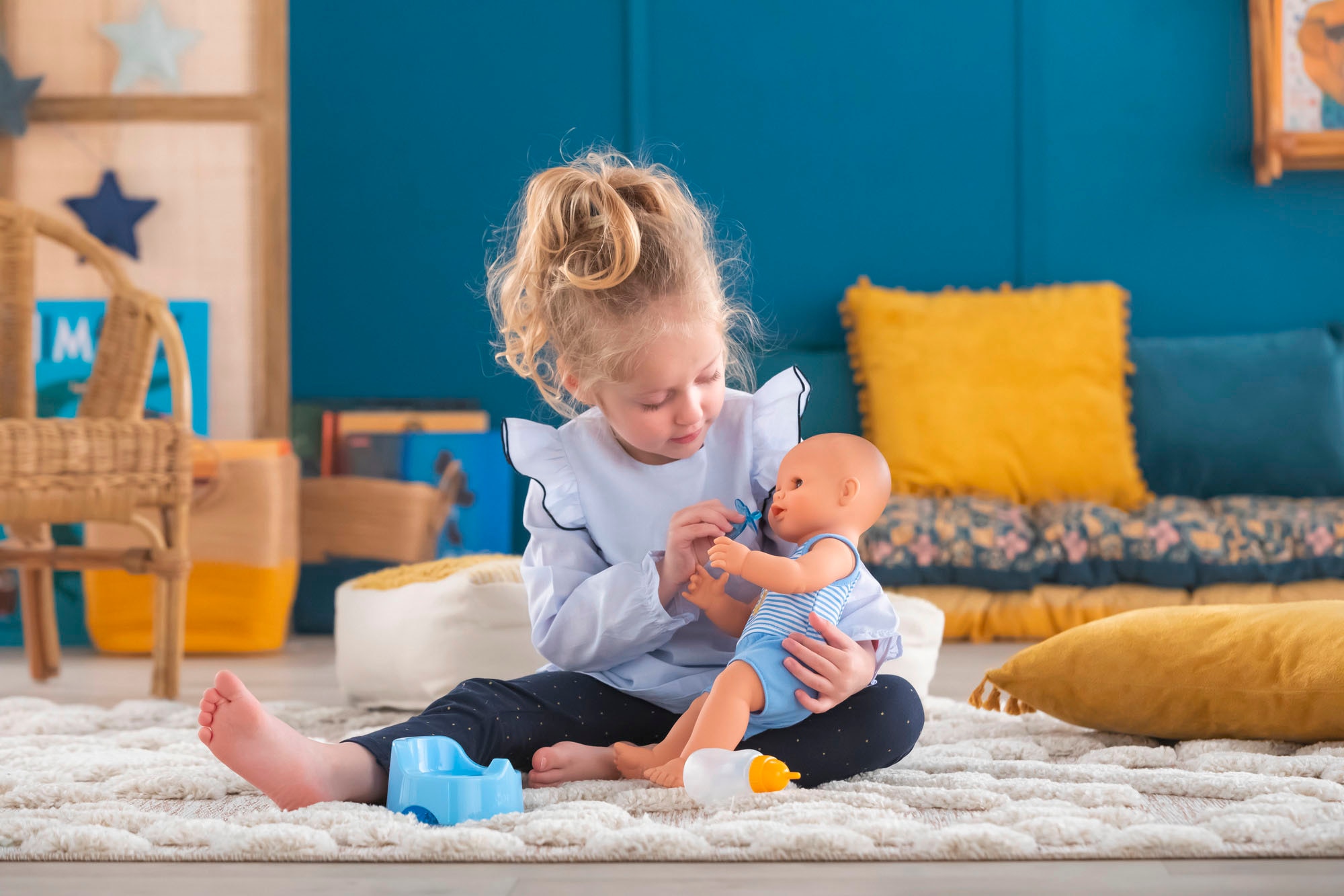 Corolle® Babypuppe »Mon Grand Poupon, Paul Trink+Näss Badebaby«, mit Vanilleduft