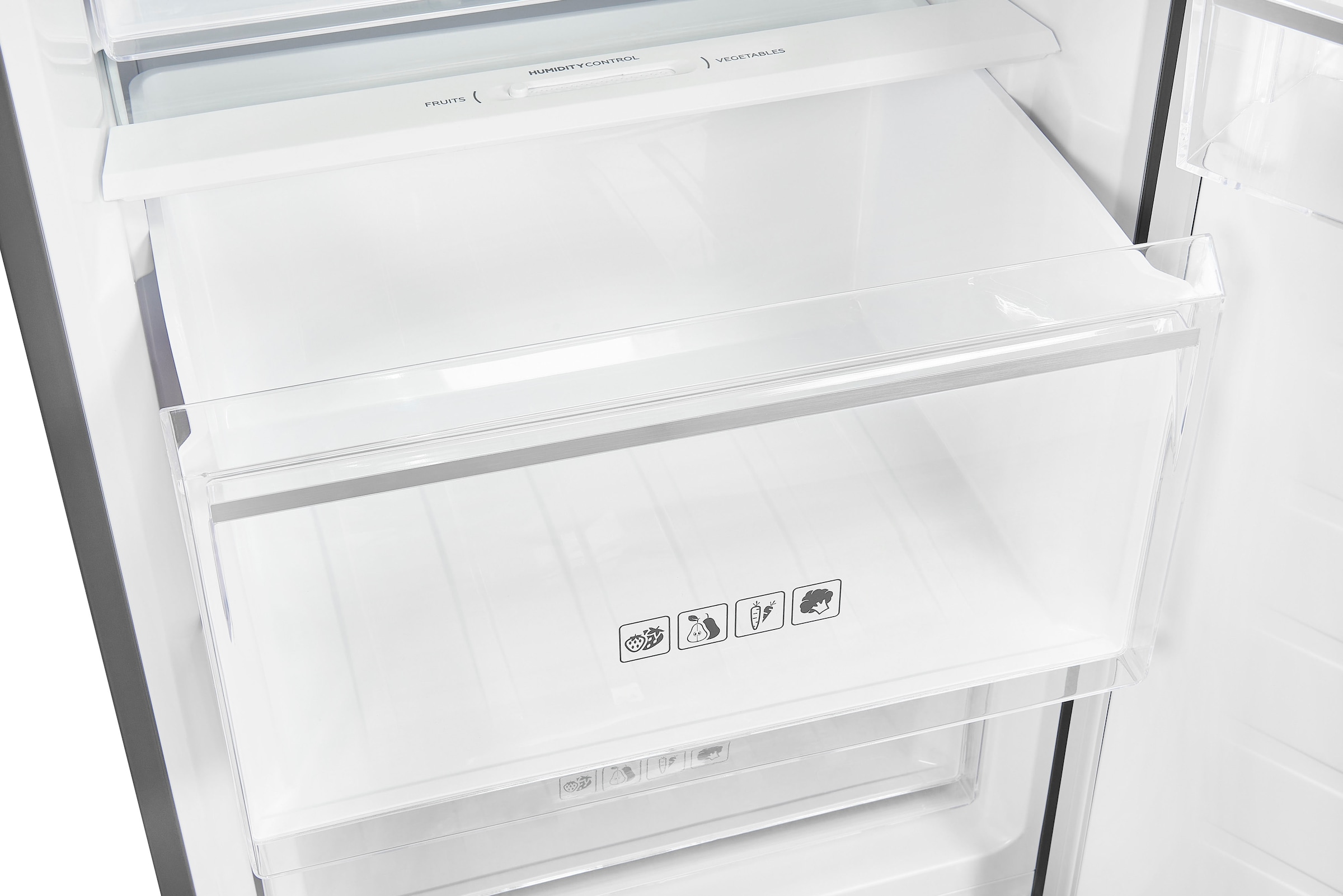 exquisit Vollraumkühlschrank »KS360-V-HE-040D«, 359 Liter Nutzinhalt, NoFrost, Display