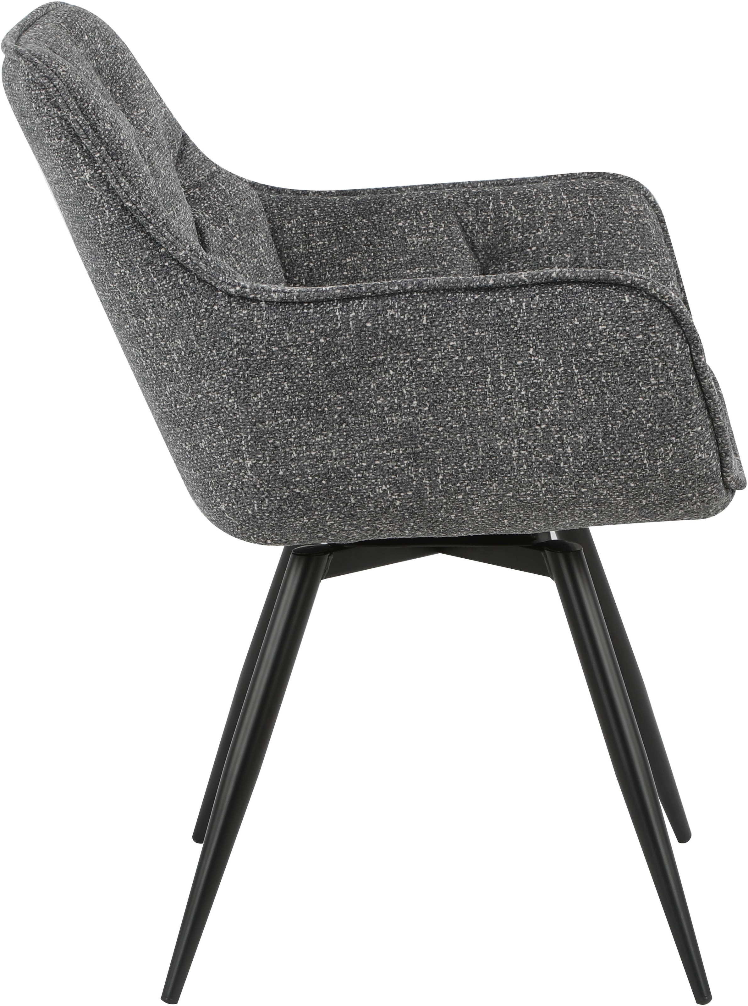 HELA Esszimmerstuhl »Mara«, (Set), 2 St., Webstoff, Drehstuhl, Teddy Bezug, Webstoff oder Samtvelours