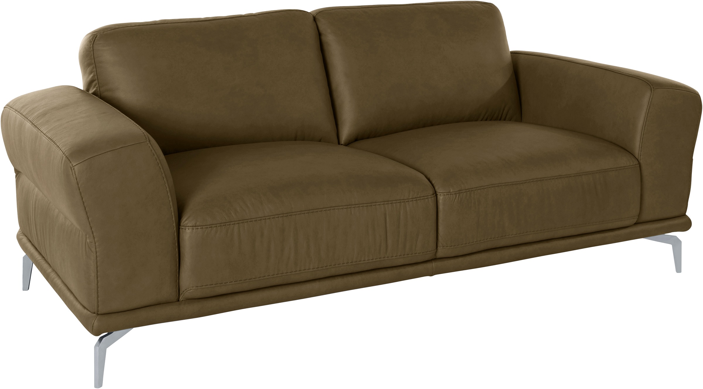 W.SCHILLIG 2-Sitzer »montanaa« mit Metallfüßen in Silber matt, Breite 192 c günstig online kaufen