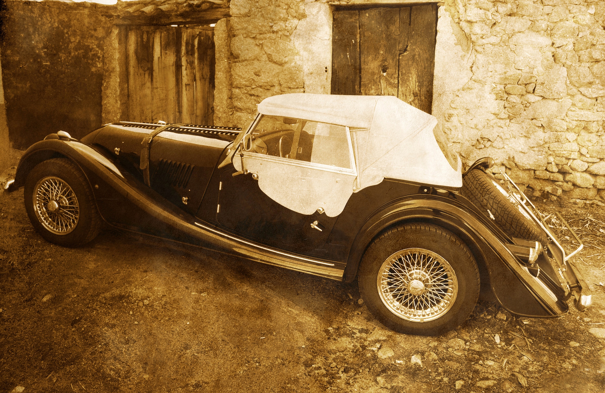 Papermoon Fototapete »OLDTIMER MG CABRIO« günstig online kaufen