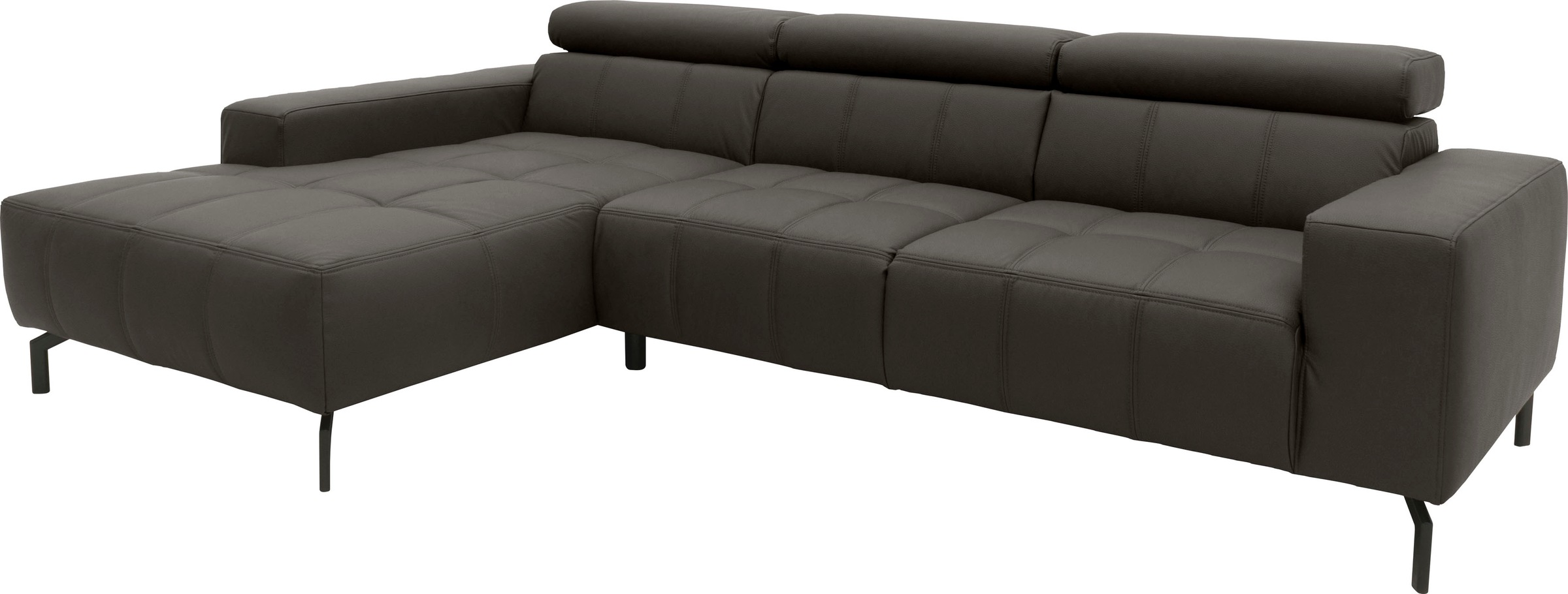 DOMO collection Ecksofa »Cunelli tolle Sitznähte als Designelement, fester günstig online kaufen