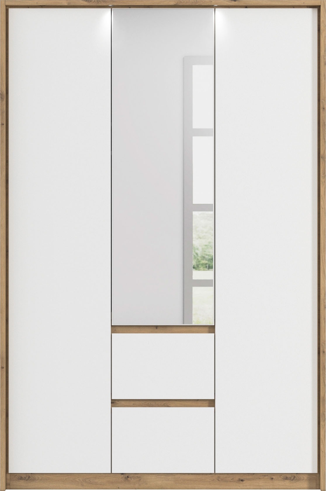 rauch Drehtürenschrank "Mainz mit Spiegel und Passepartout" optional mit Be günstig online kaufen