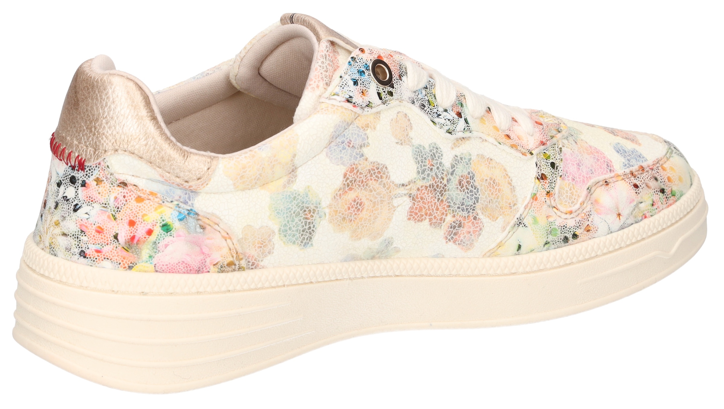 Mustang Shoes Sneaker, Pride Sneaker, Schnürschuh mit bunten Metallic-Besätzen