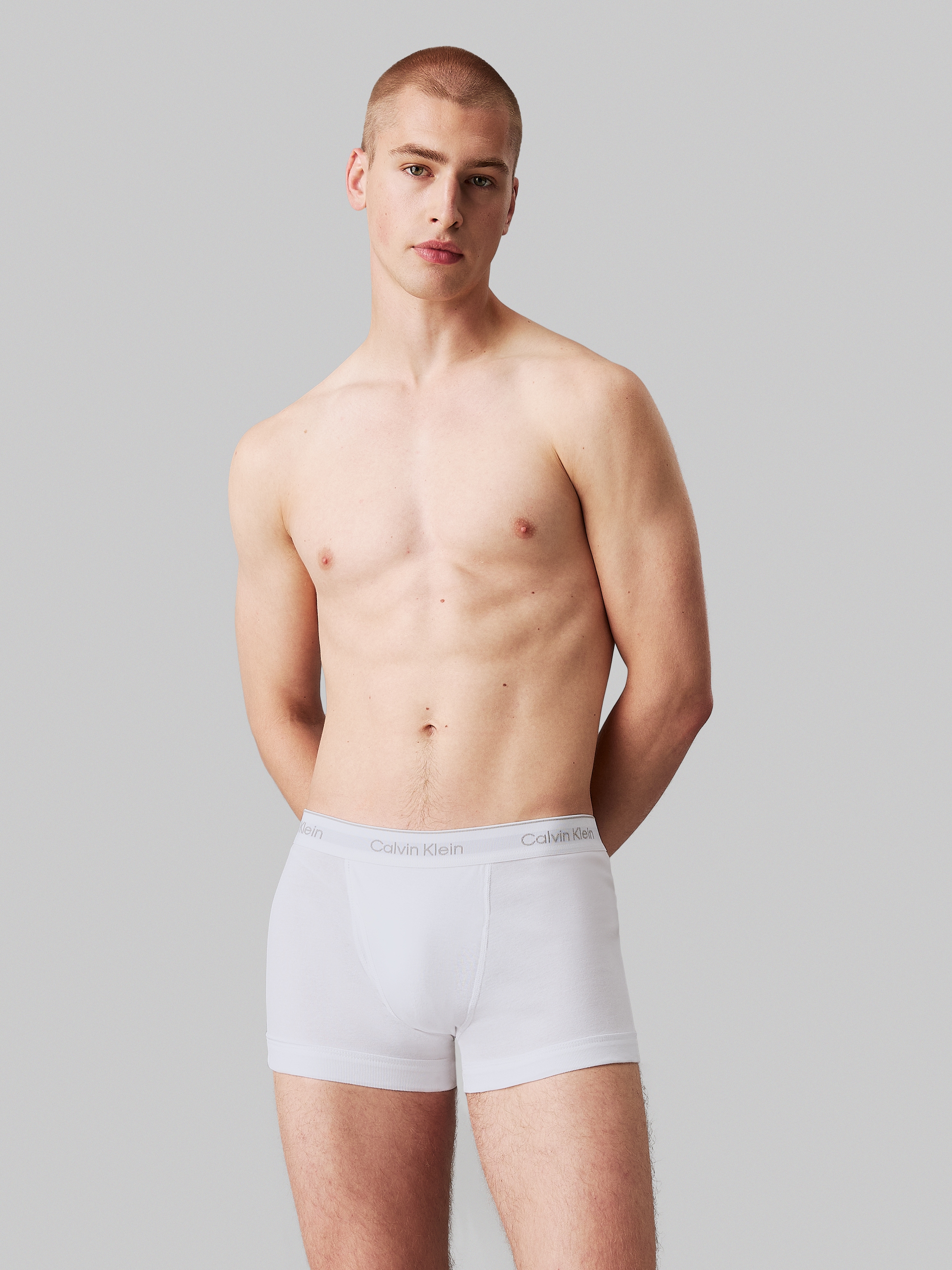 Calvin Klein Underwear Boxershorts »TRUNK 3PK«, (Packung, 3er-Pack), mit Logo-Elastikbund